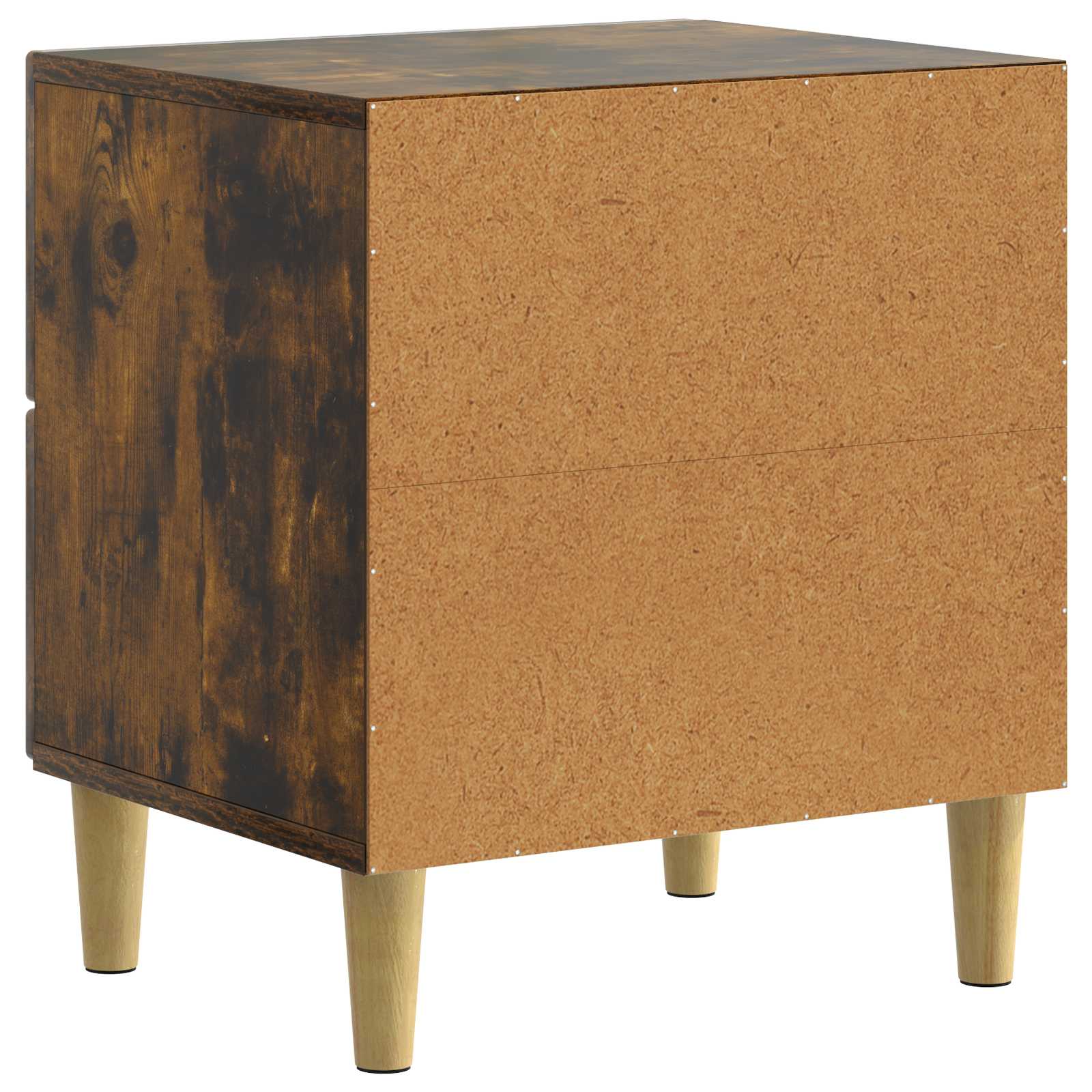 Cabinet de chevet avec tiroir Chêne fumé 43 x 34,5 x 48 cm - XIOS