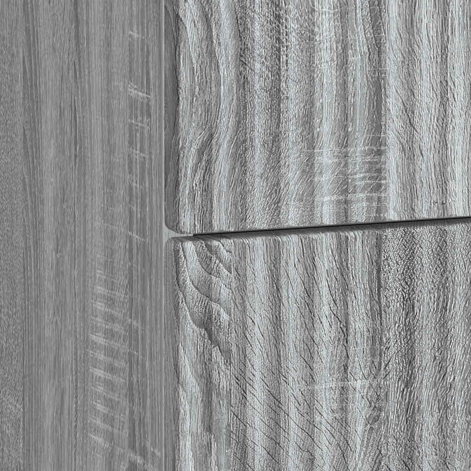Cabinet de chevet 2 pcs Sonoma gris 43 x 34,5 x 48 cm - XIOS
