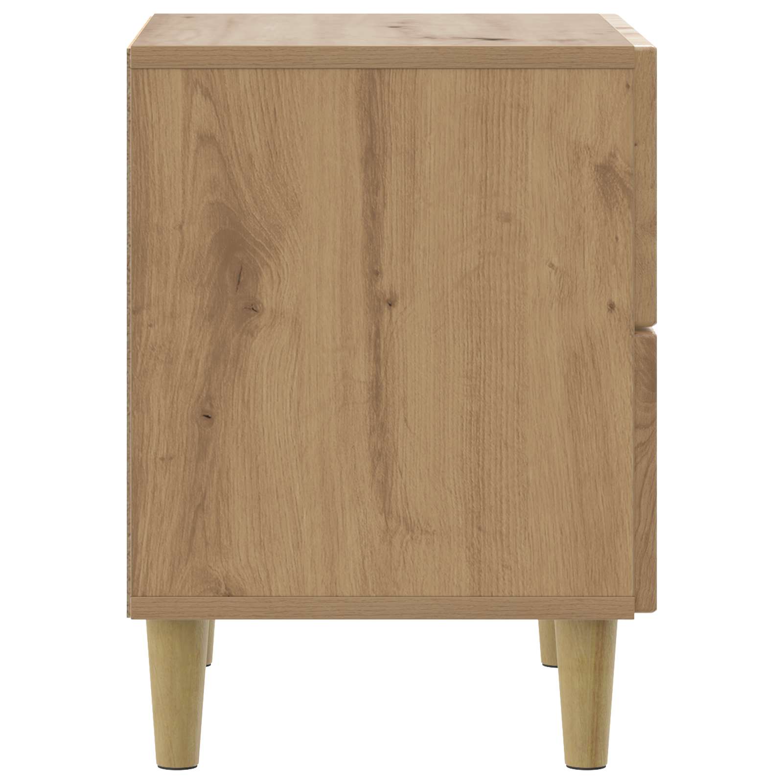 Cabinet de chevet avec tiroir Chêne artisanal 43 x 34,5 x 48 cm - XIOS