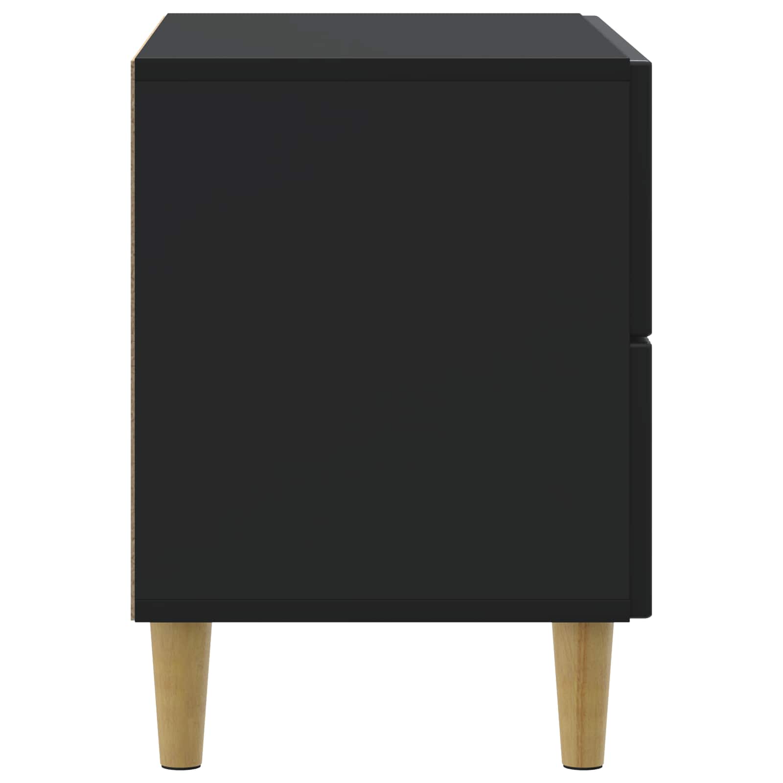 Cabinet de chevet Noir 62 x 34,5 x 48 cm Bois d'ingénierie - XIOS