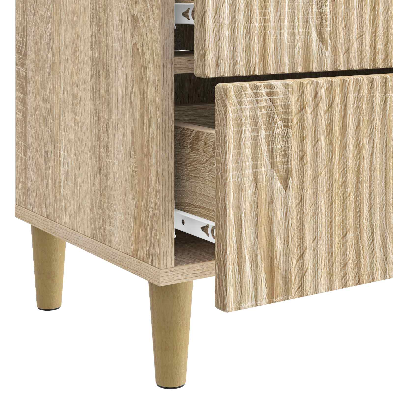 Cabinet de chevet avec tiroir Chêne Sonoma 62 x 34,5 x 48 cm - XIOS