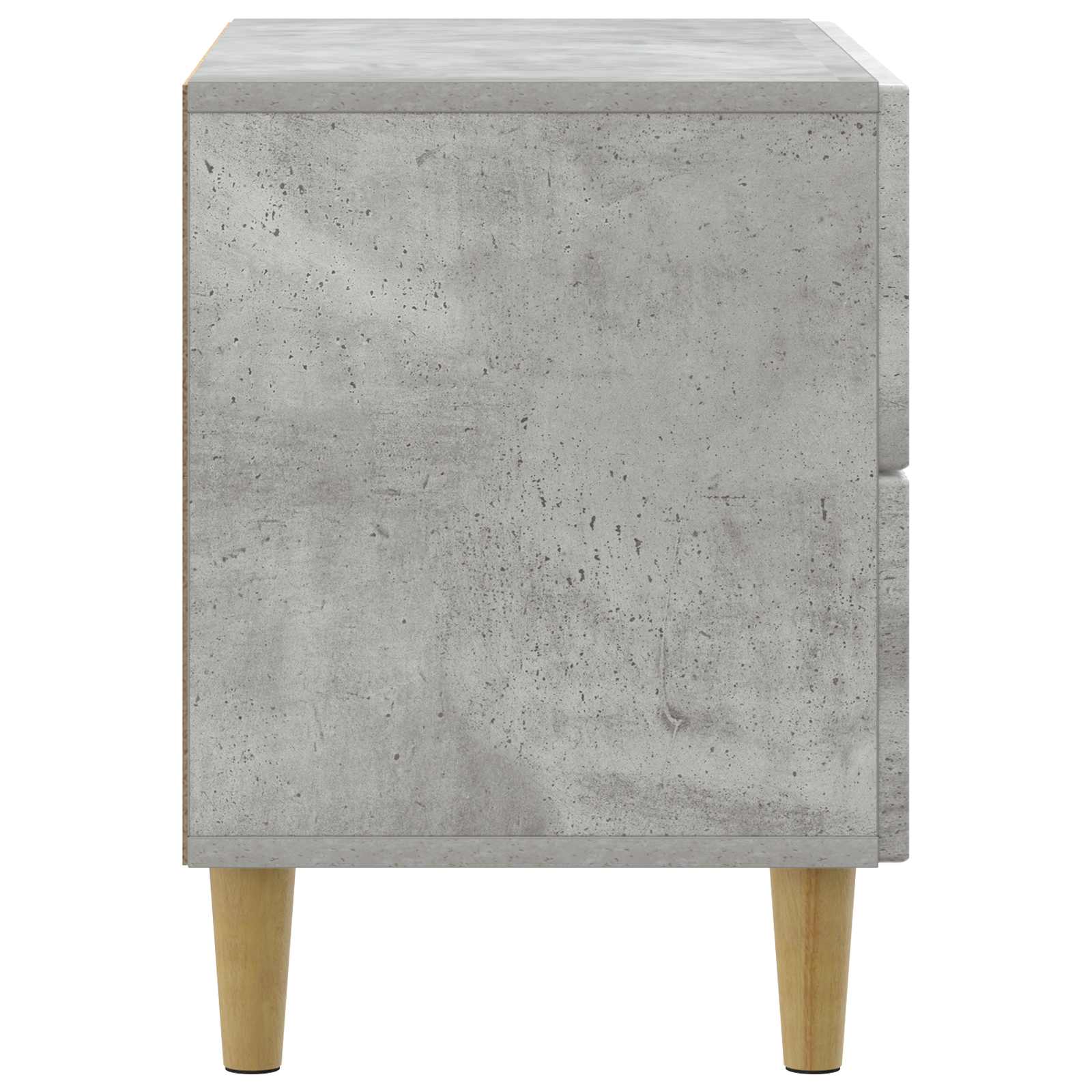 Cabinet de chevet avec tiroir Gris béton 62 x 34,5 x 48 cm - XIOS