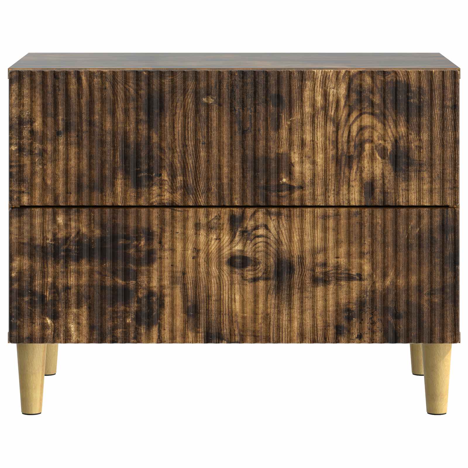 Cabinet de chevet avec tiroir Chêne fumé 62 x 34,5 x 48 cm - XIOS