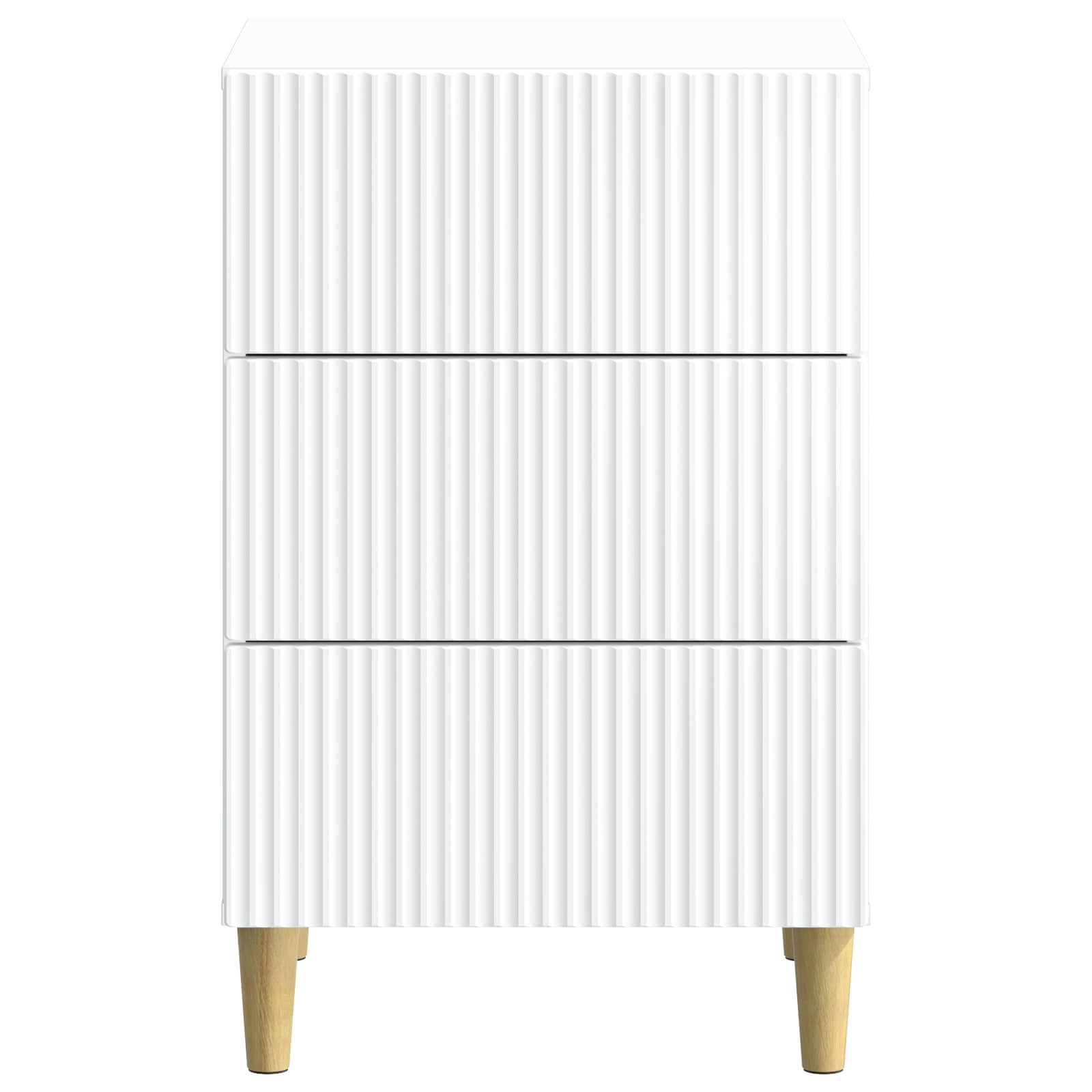 Cabinet de chevet Blanc 43 x 41 x 66,5 cm Bois d'ingénierie - XIOS