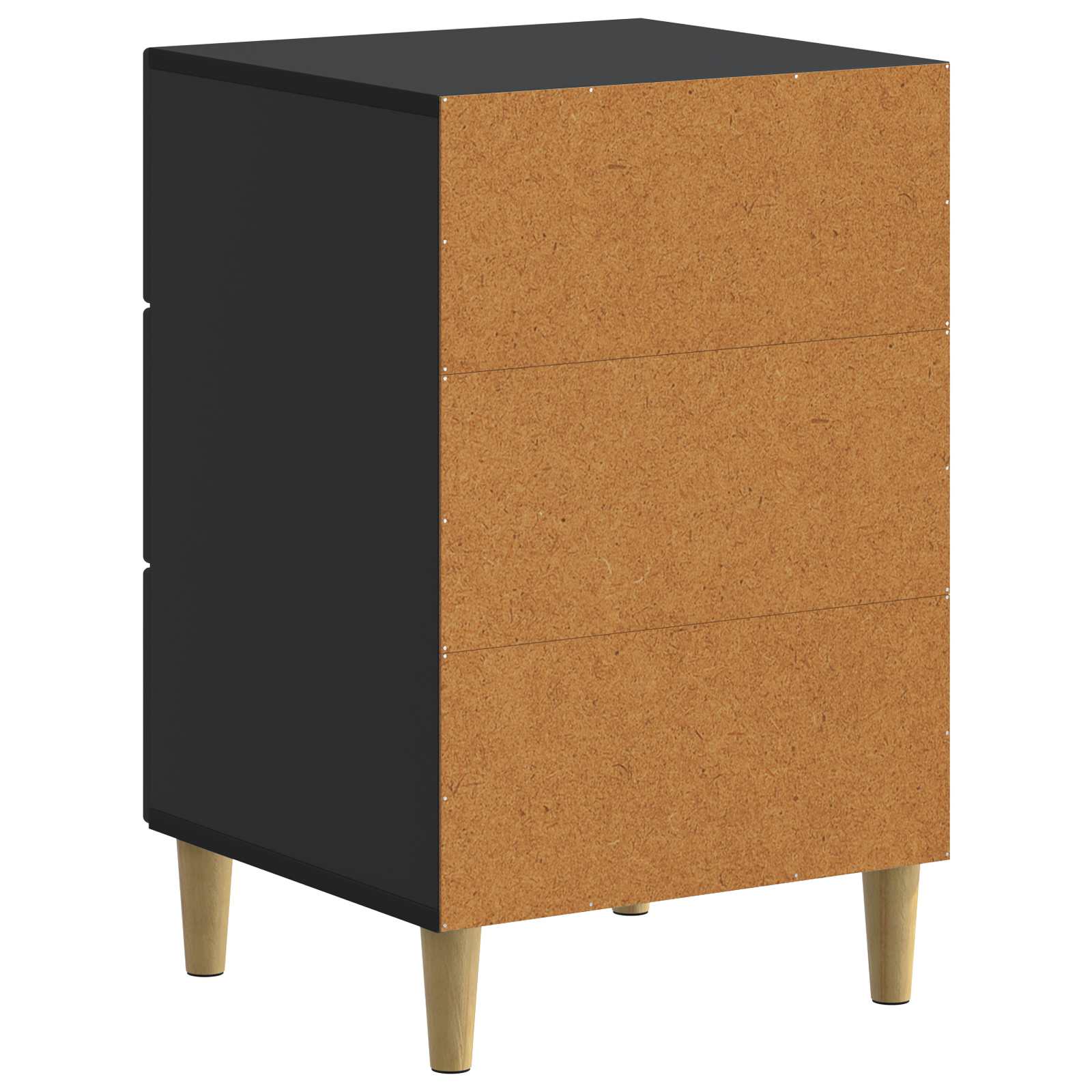 Cabinet de chevet Noir 43 x 41 x 66,5 cm Bois d'ingénierie - XIOS