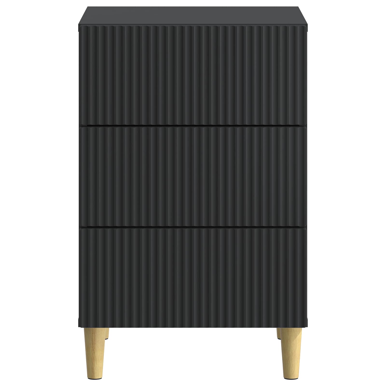 Cabinet de chevet Noir 43 x 41 x 66,5 cm Bois d'ingénierie - XIOS