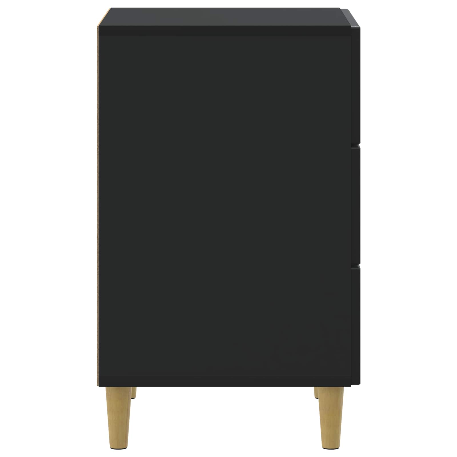 Cabinet de chevet Noir 43 x 41 x 66,5 cm Bois d'ingénierie - XIOS