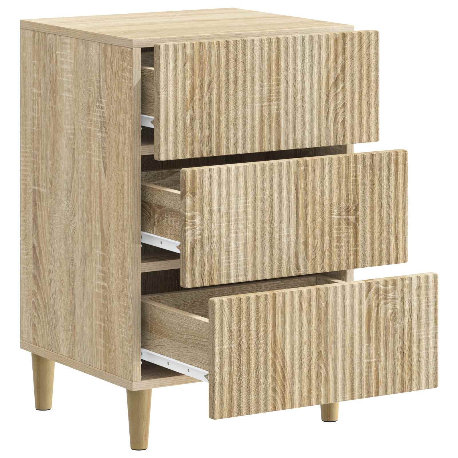 Cabinet de chevet avec tiroir Chêne Sonoma 43 x 41 x 66,5 cm - XIOS