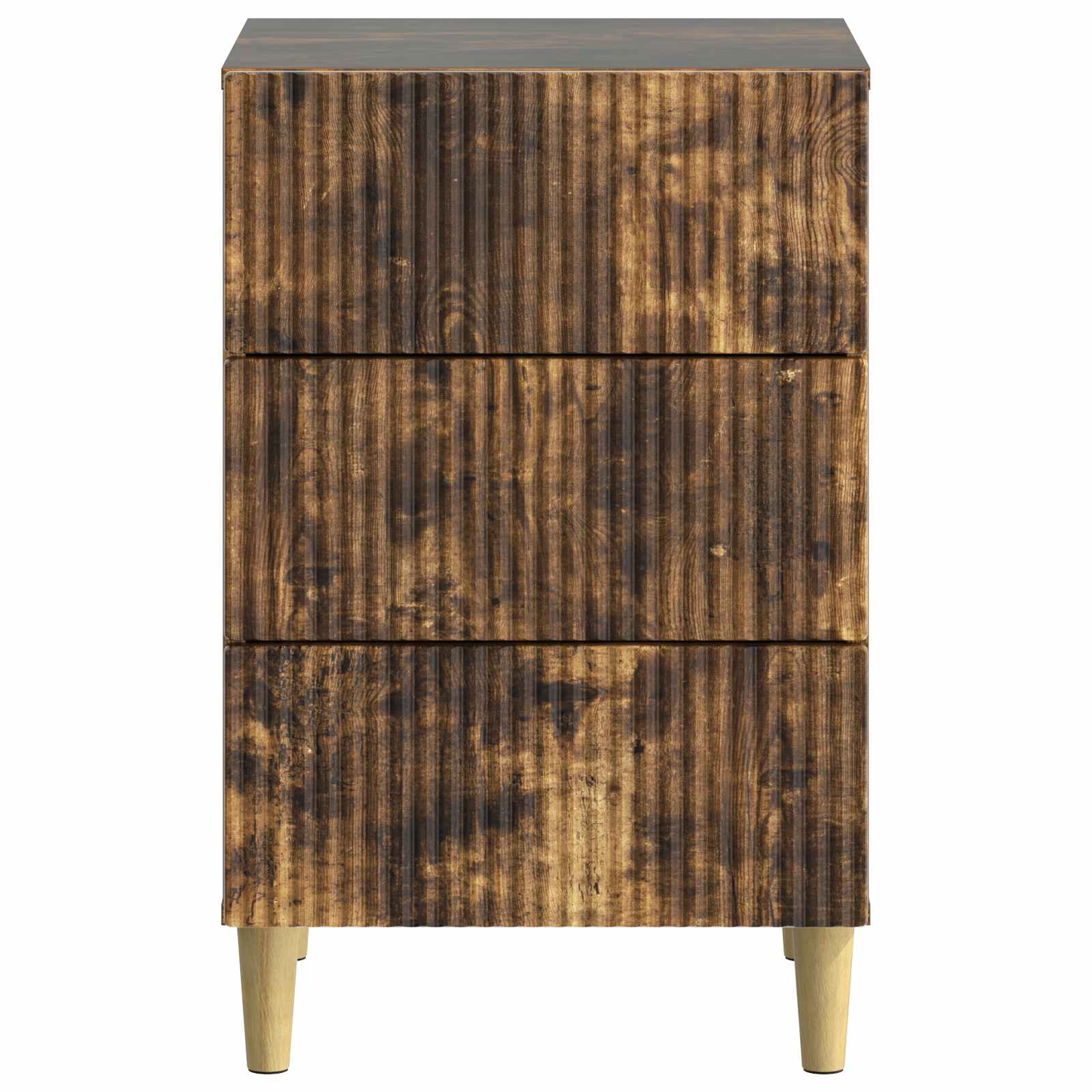 Cabinet de chevet avec tiroir Chêne fumé 43 x 41 x 66,5 cm - XIOS