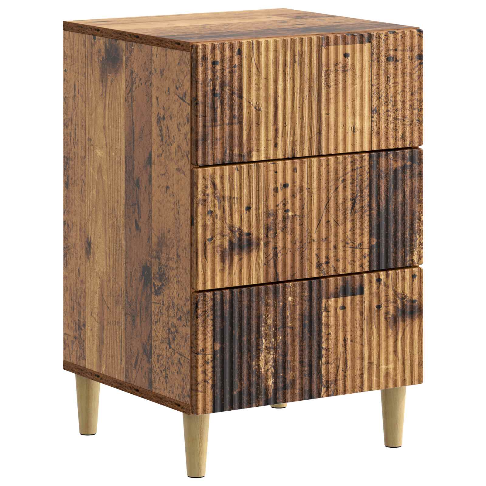 Cabinet de chevet avec tiroir Bois ancien 43 x 41 x 66,5 cm - XIOS