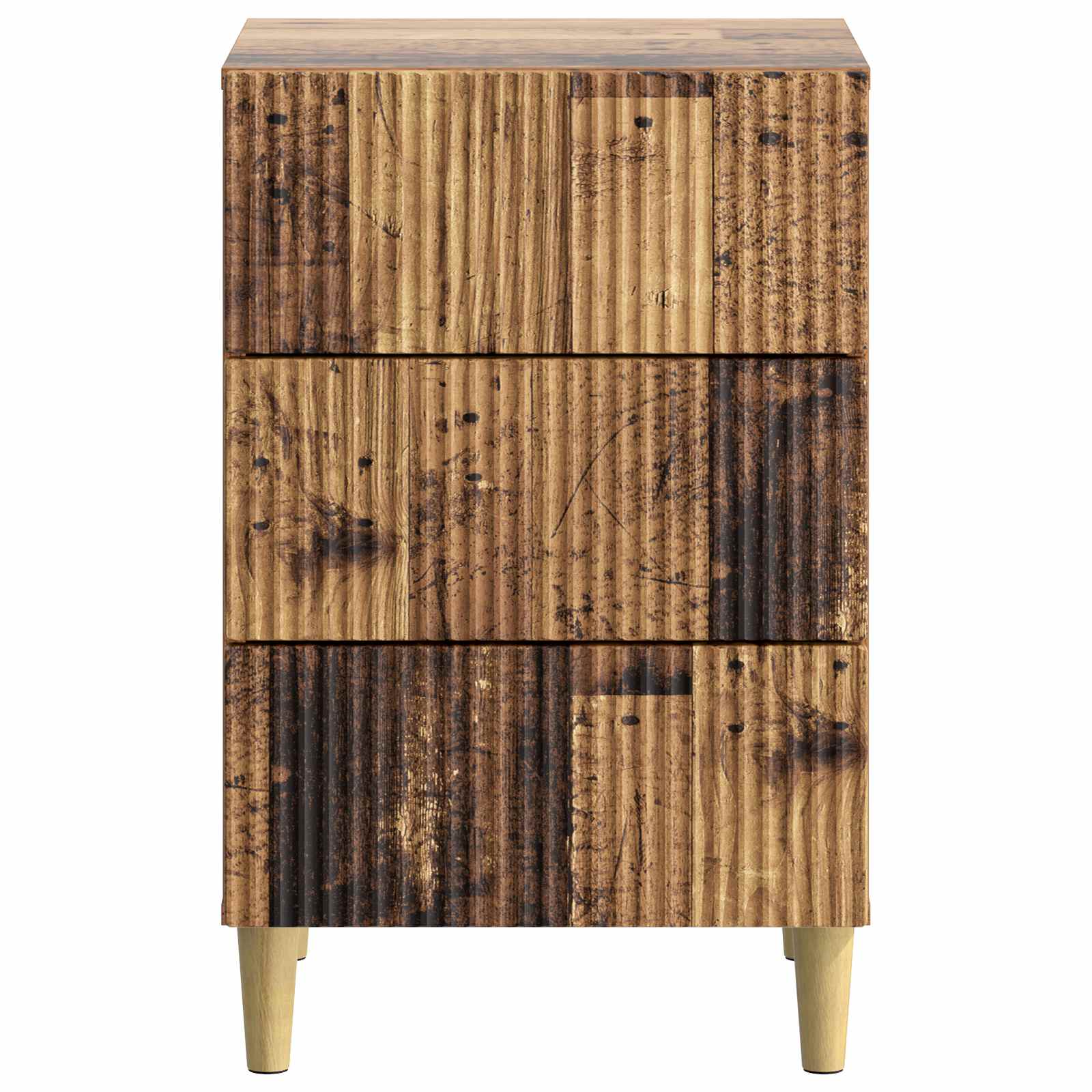 Cabinet de chevet avec tiroir Bois ancien 43 x 41 x 66,5 cm - XIOS