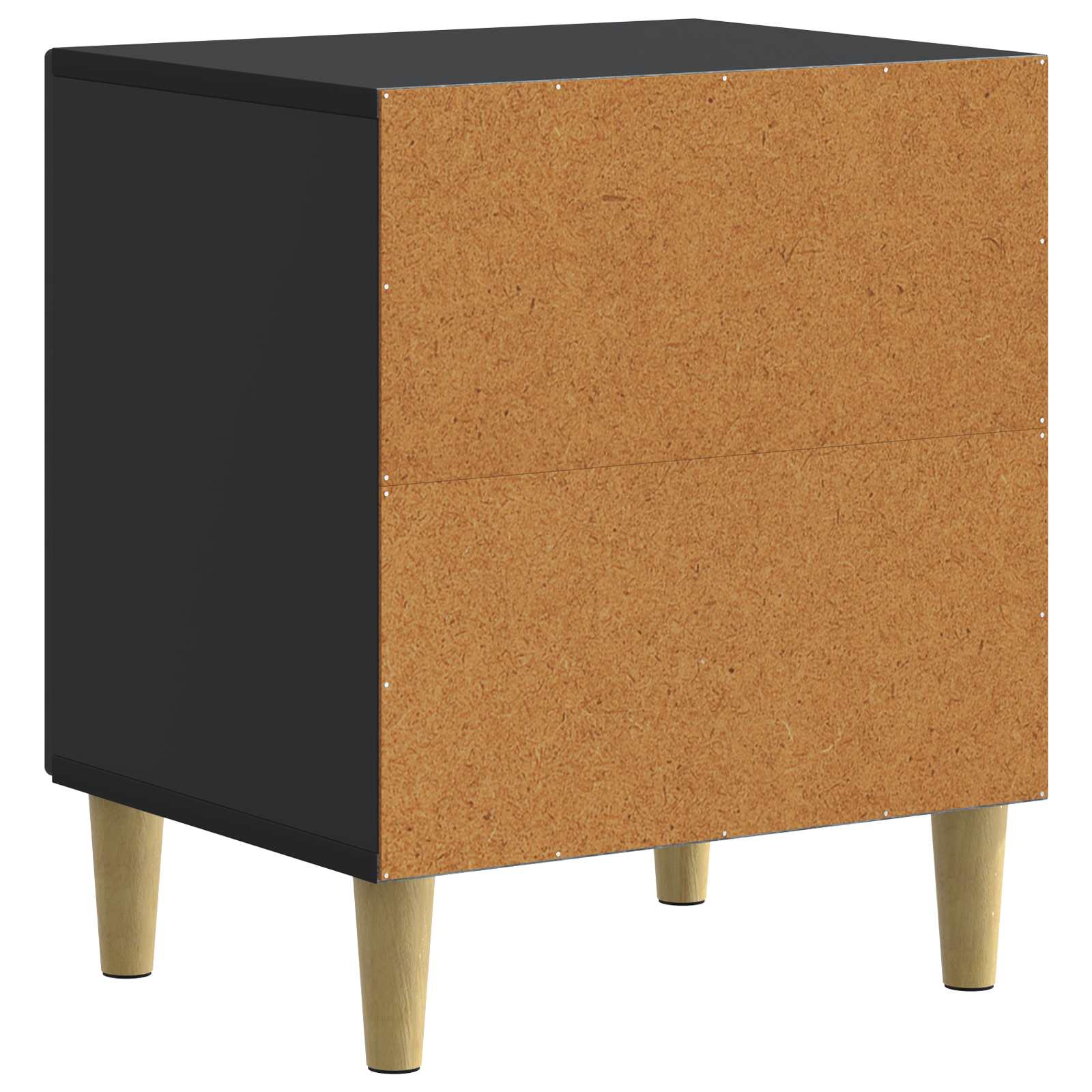 Cabinet de chevet 2 pcs Noir 43 x 34,5 x 50 cm - XIOS
