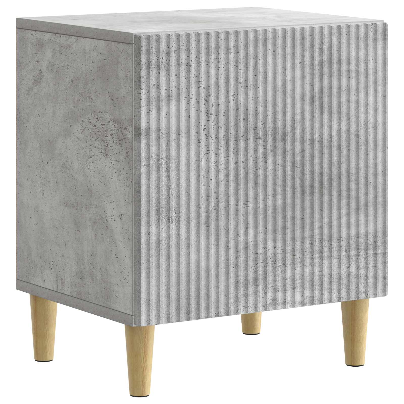 Cabinet de chevet Gris béton 43 x 34,5 x 50 cm - XIOS
