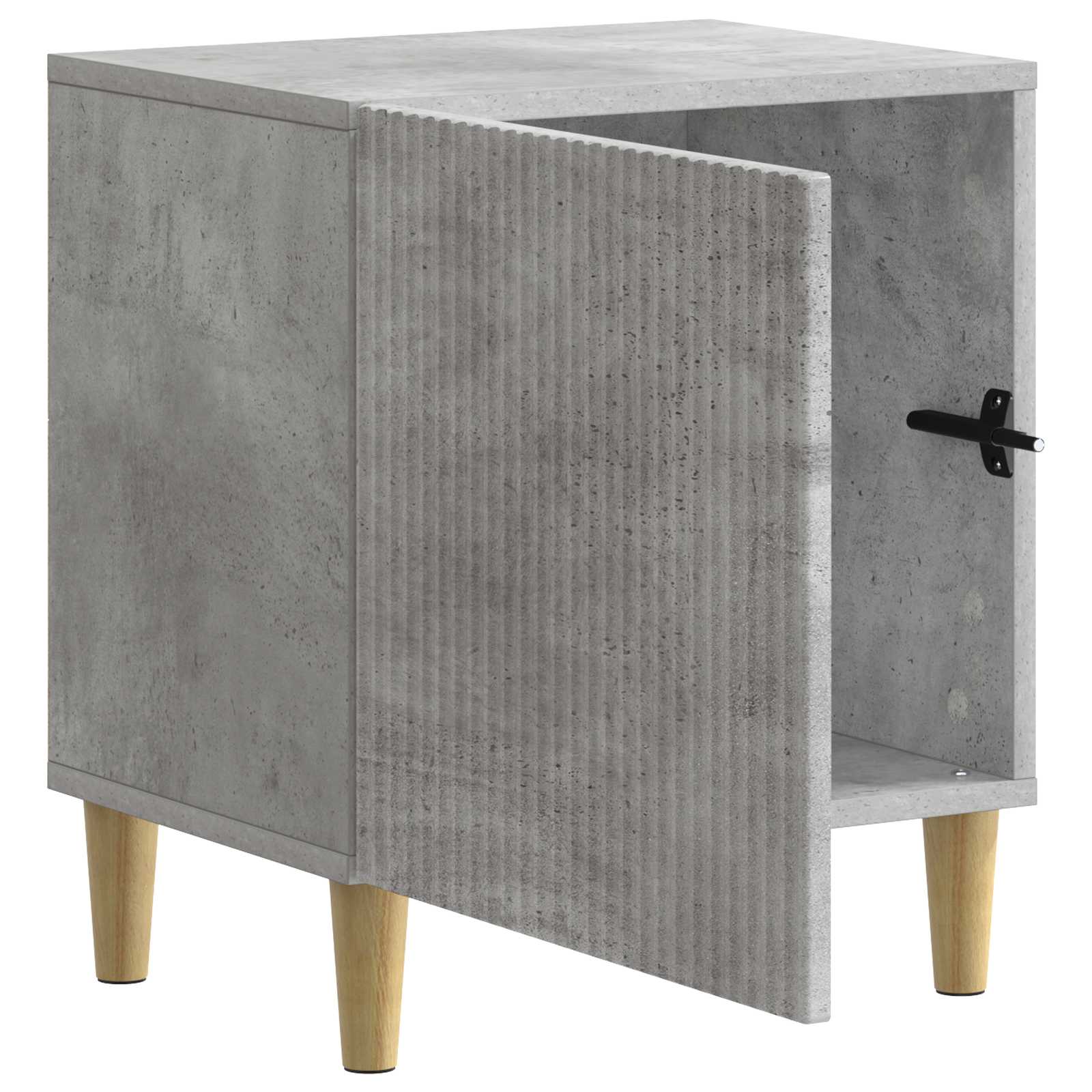 Cabinet de chevet Gris béton 43 x 34,5 x 50 cm - XIOS