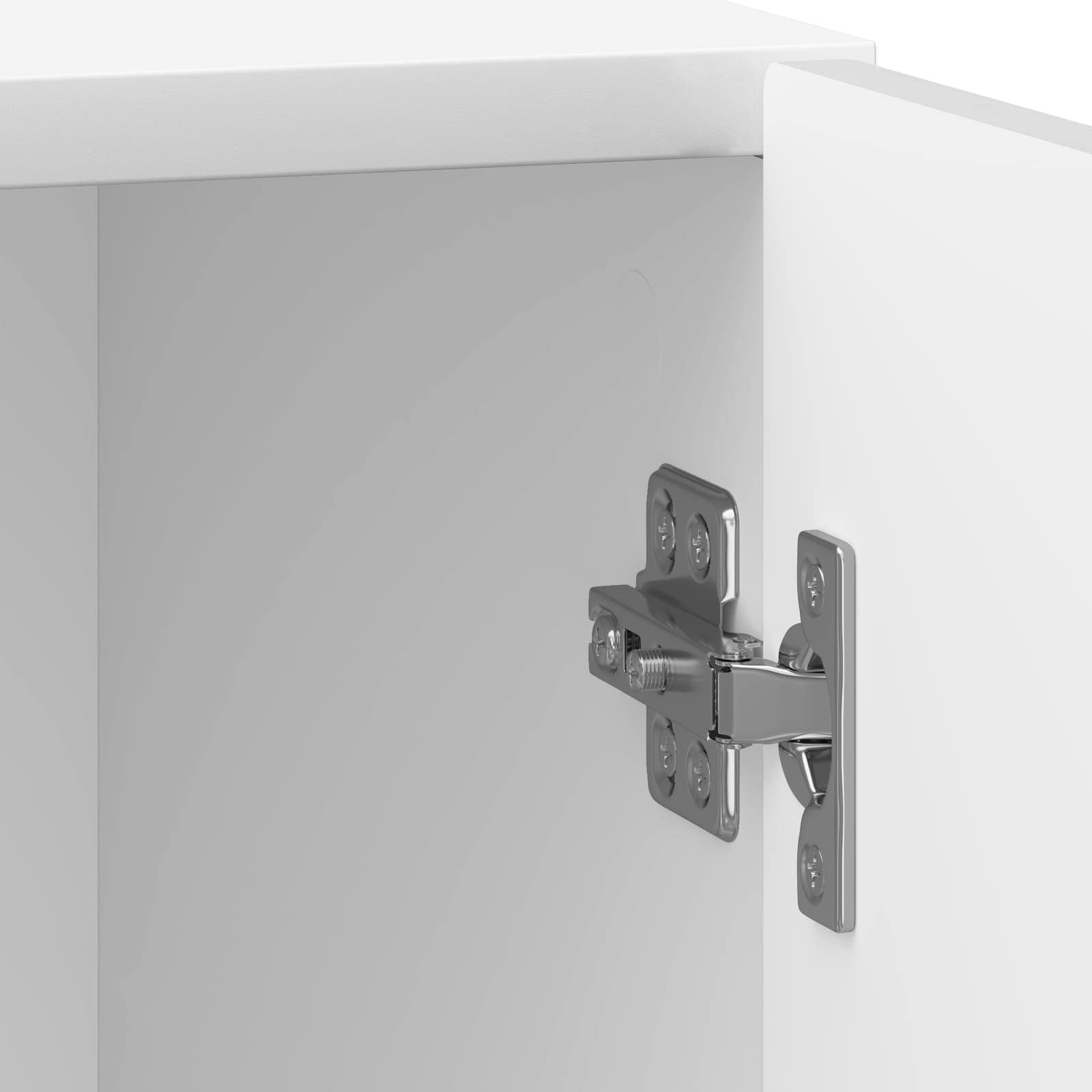 Cabinet de chevet 2 pcs Blanc brillant 43 x 34,5 x 50 cm - XIOS