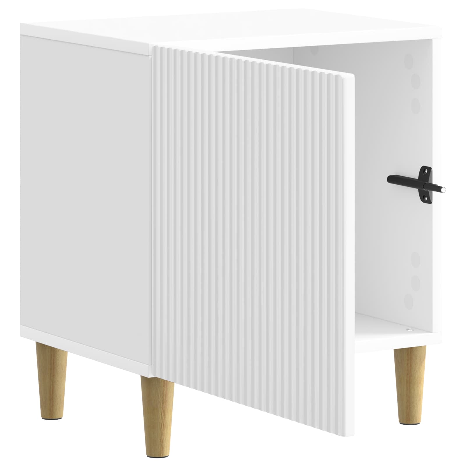 Cabinet de chevet 2 pcs Blanc brillant 43 x 34,5 x 50 cm - XIOS
