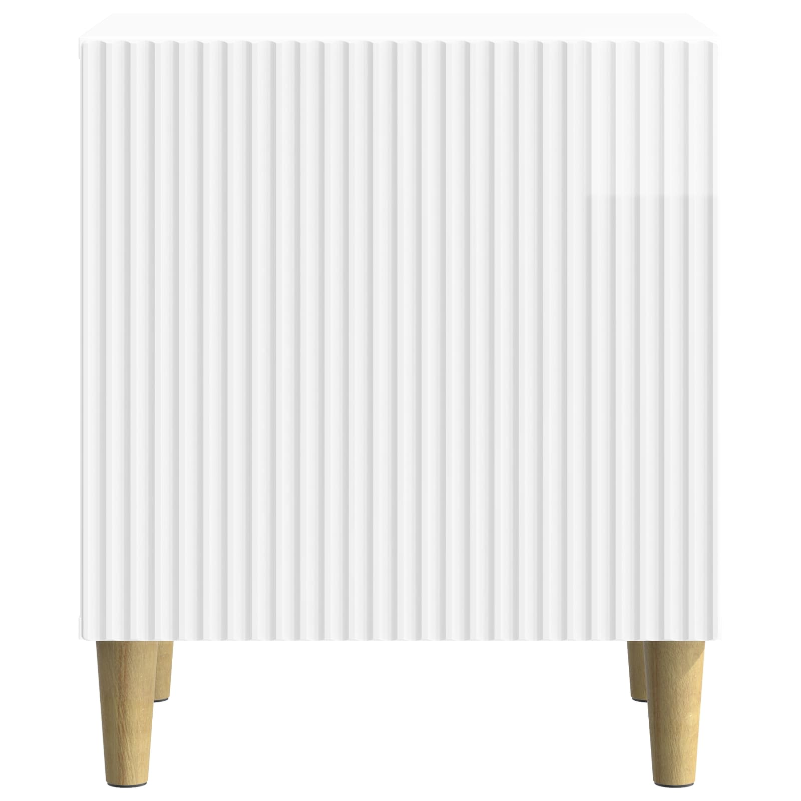 Cabinet de chevet 2 pcs Blanc brillant 43 x 34,5 x 50 cm - XIOS