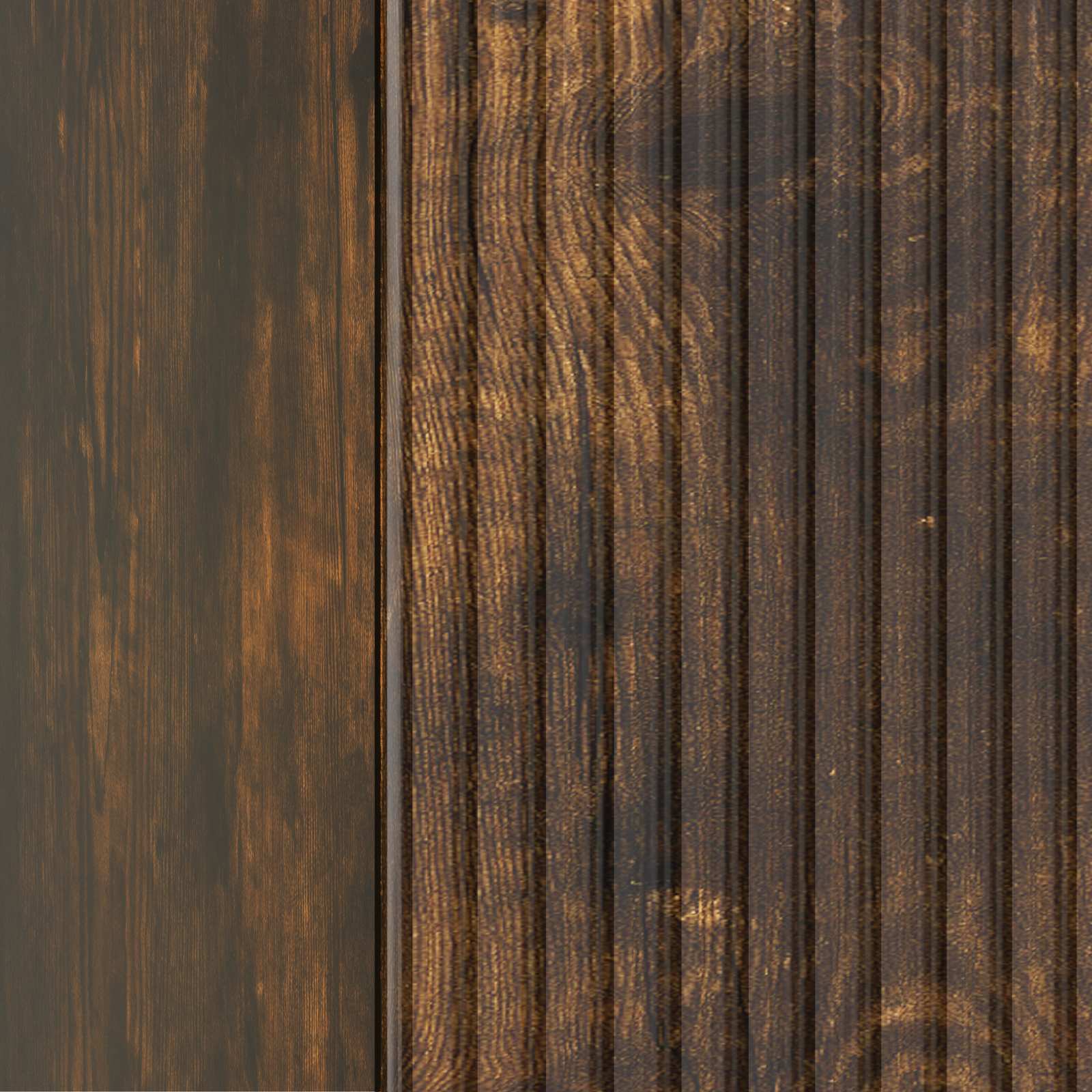 Cabinet de chevet 2 pcs Chêne fumé 43 x 34,5 x 50 cm - XIOS