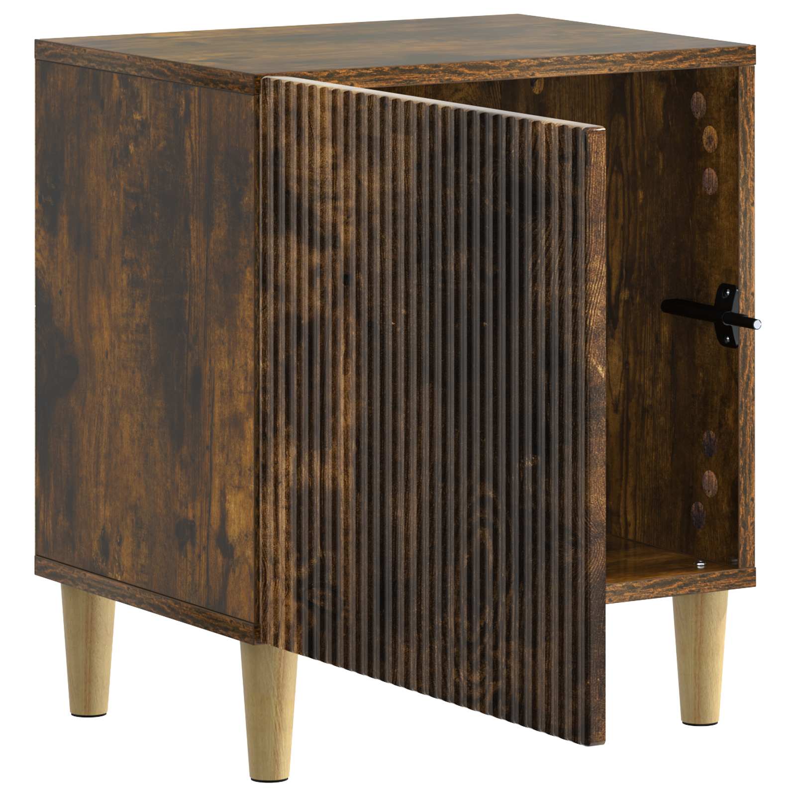 Cabinet de chevet 2 pcs Chêne fumé 43 x 34,5 x 50 cm - XIOS