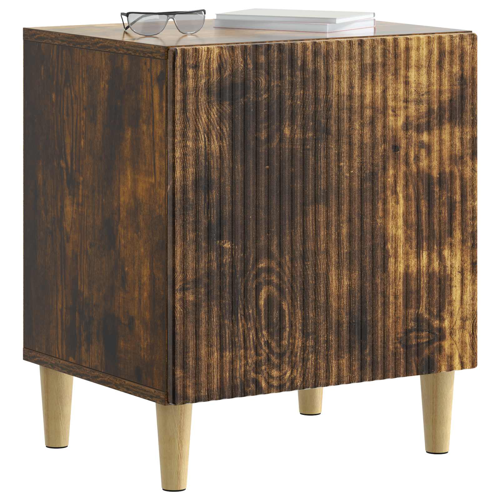Cabinet de chevet 2 pcs Chêne fumé 43 x 34,5 x 50 cm - XIOS
