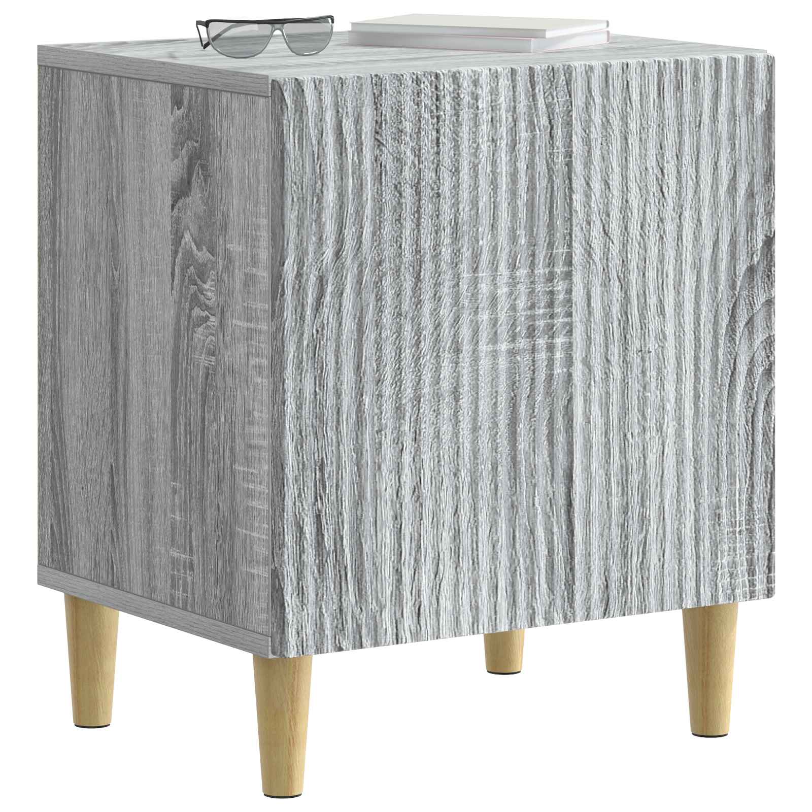 Cabinet de chevet 2 pcs Sonoma gris 43 x 34,5 x 50 cm - XIOS