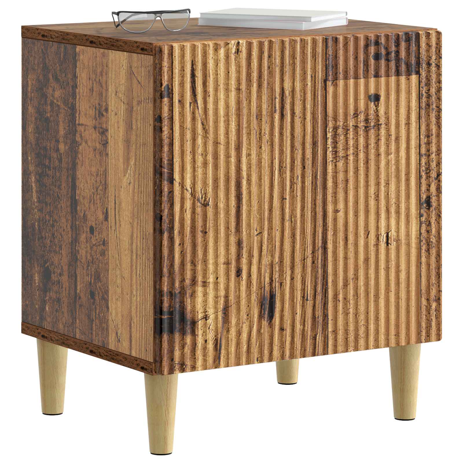 Cabinet de chevet 2 pcs Bois ancien 43 x 34,5 x 50 cm - XIOS