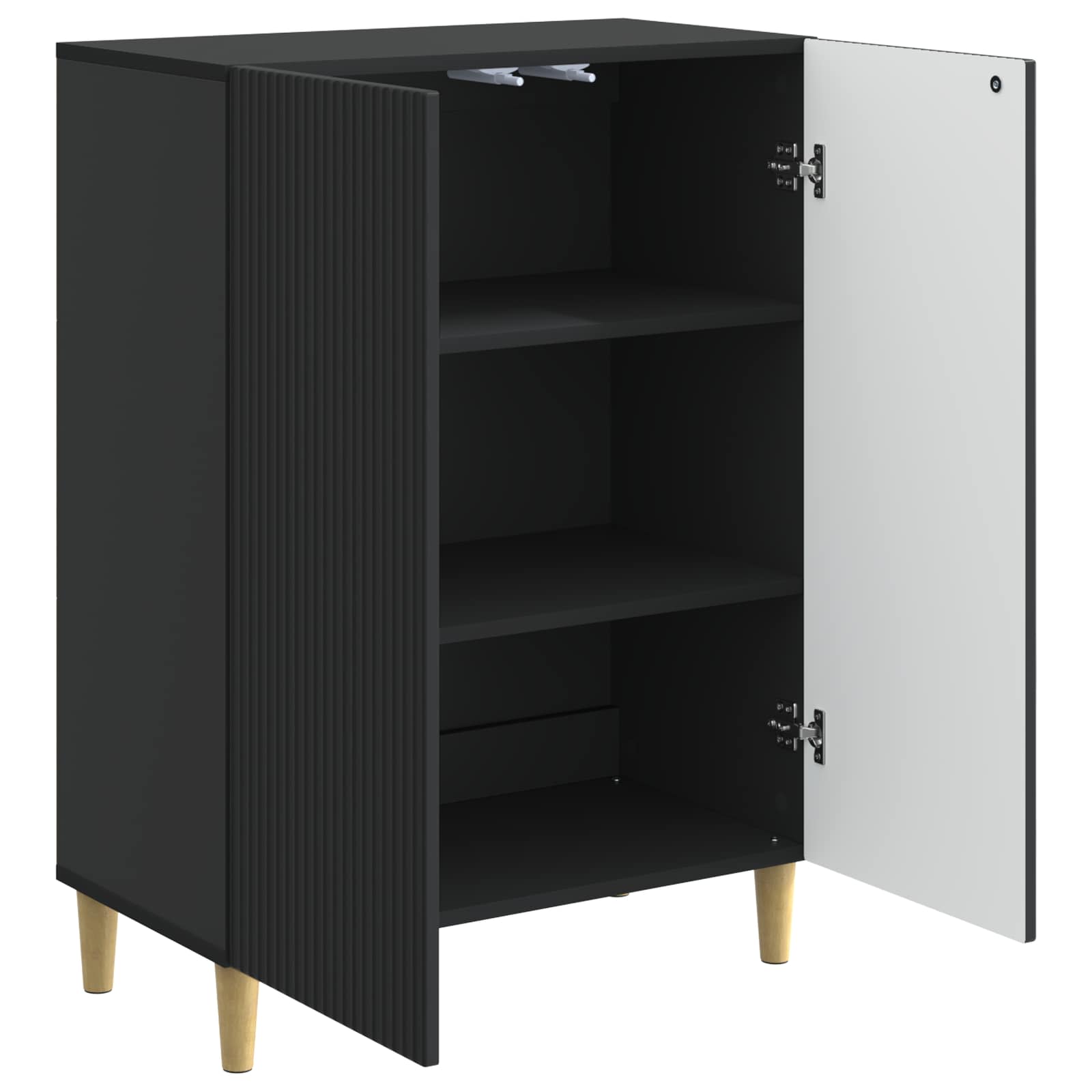 Buffet Noir 66 x 34,5 x 90 cm Bois d'ingénierie - XIOS