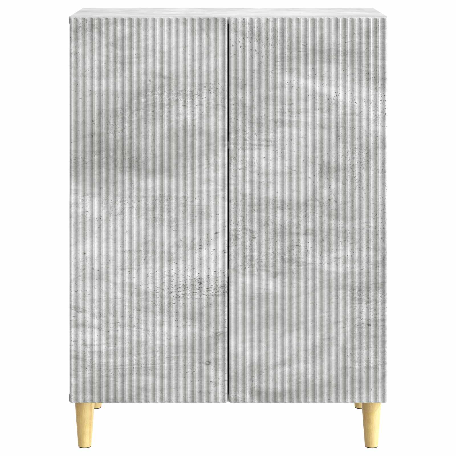 Buffet Gris béton 66 x 34,5 x 90 cm Bois d'ingénierie - XIOS