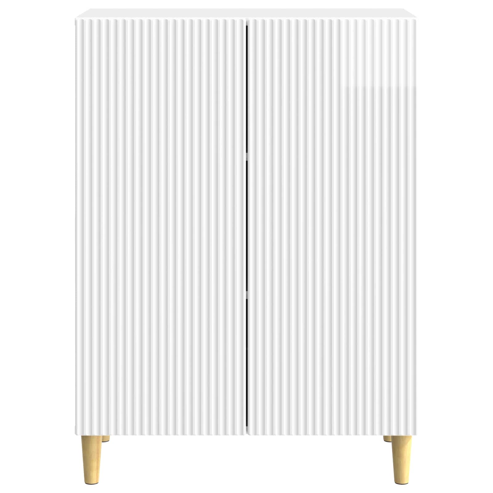 Buffet Blanc brillant 66 x 34,5 x 90 cm Bois d'ingénierie - XIOS