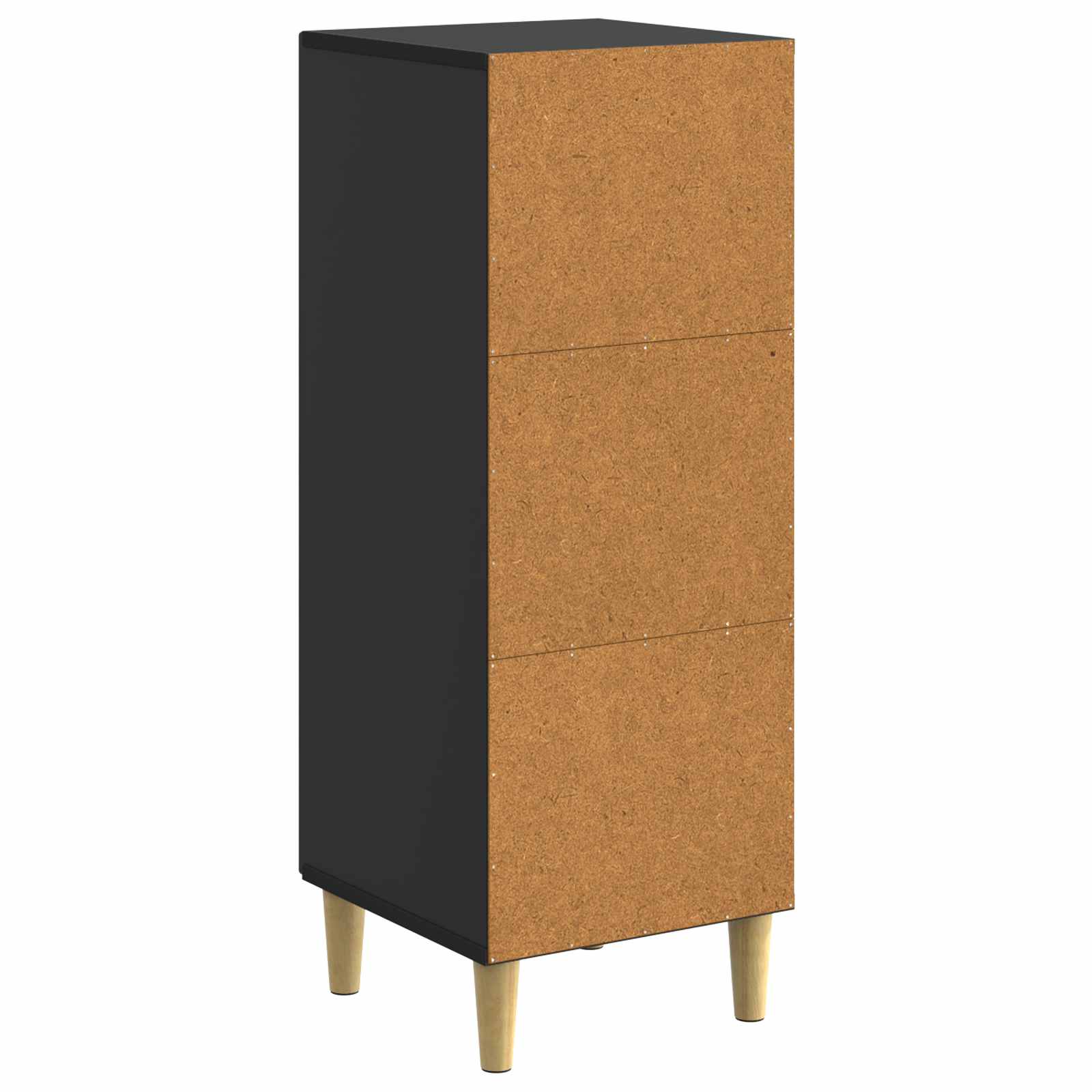 Buffet Noir 33 x 34,5 x 90 cm Bois d'ingénierie - XIOS