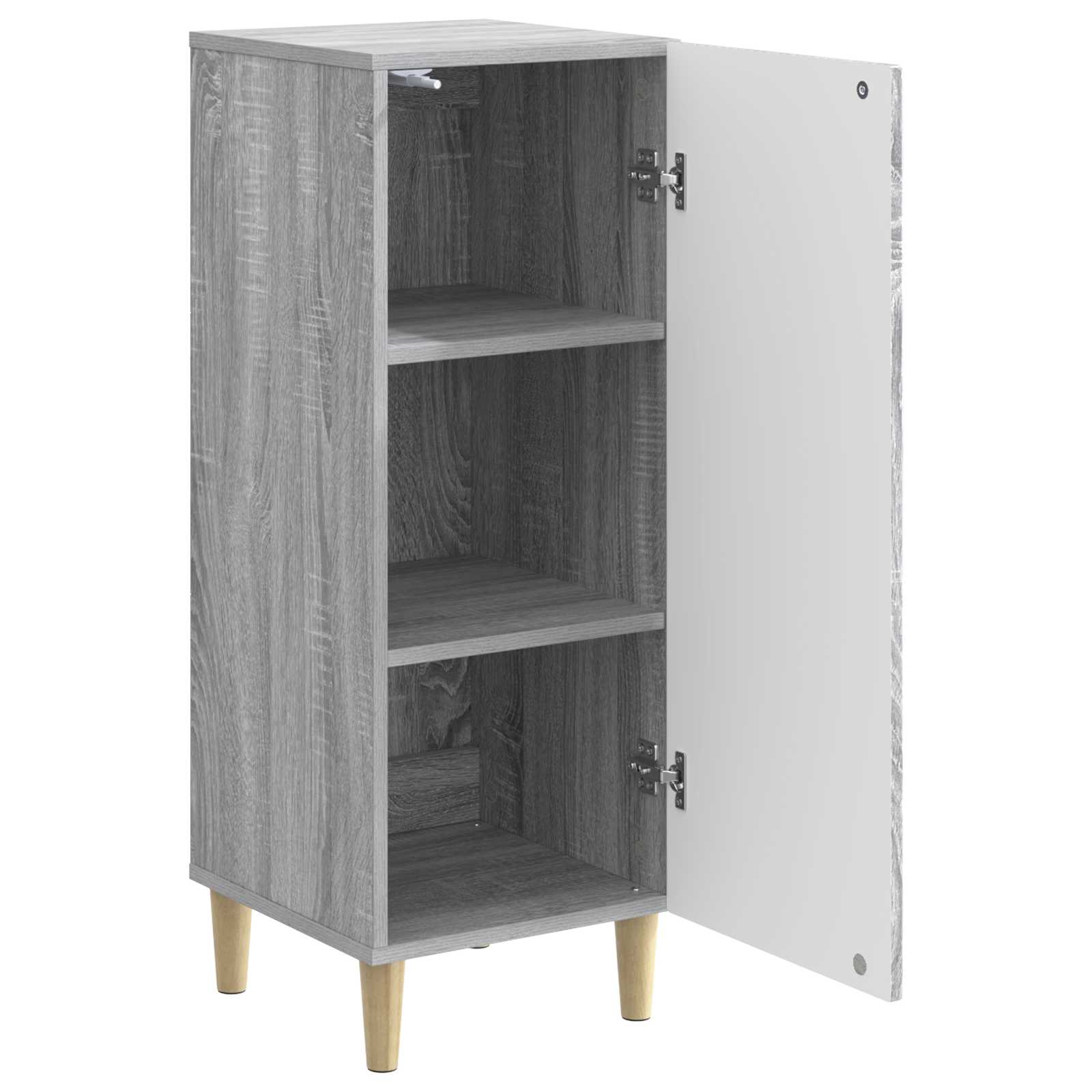 Buffet Sonoma gris 33 x 34,5 x 90 cm Bois d'ingénierie - XIOS