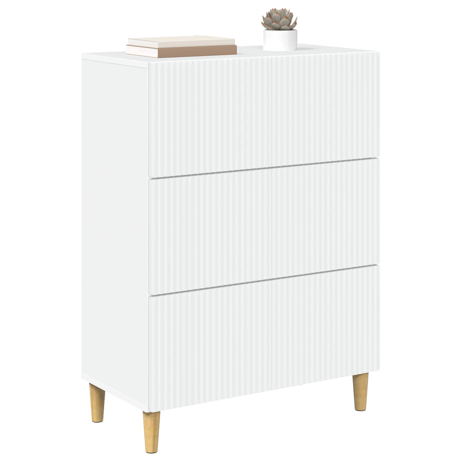 Armoire à tiroirs Blanc 66 x 34,5 x 90 cm Bois d'ingénierie - XIOS