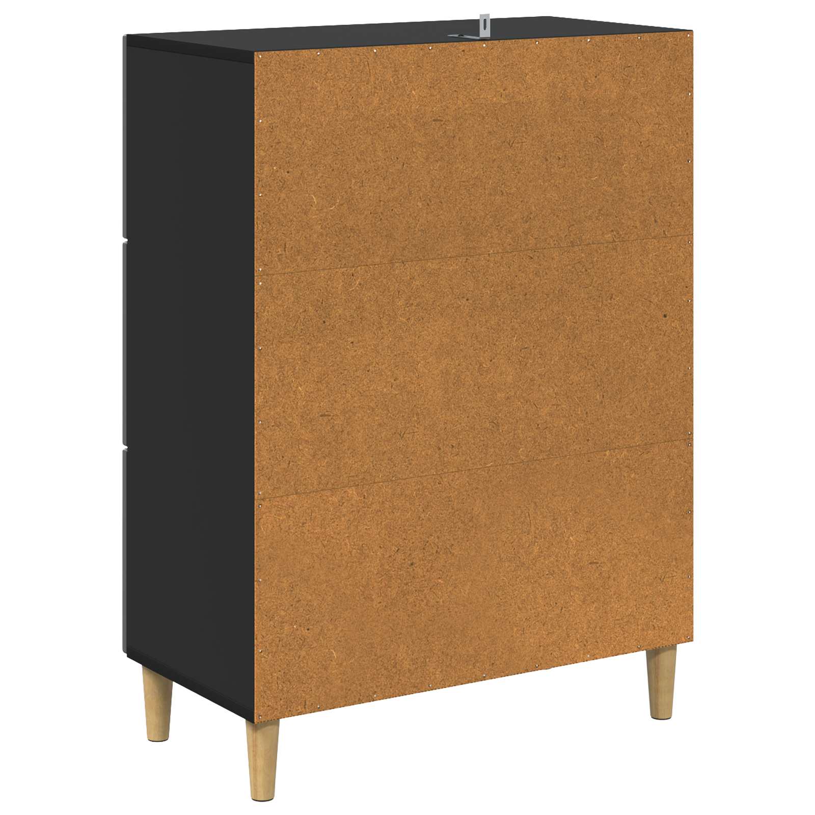 Armoire à tiroirs Noir 66 x 34,5 x 90 cm Bois d'ingénierie - XIOS
