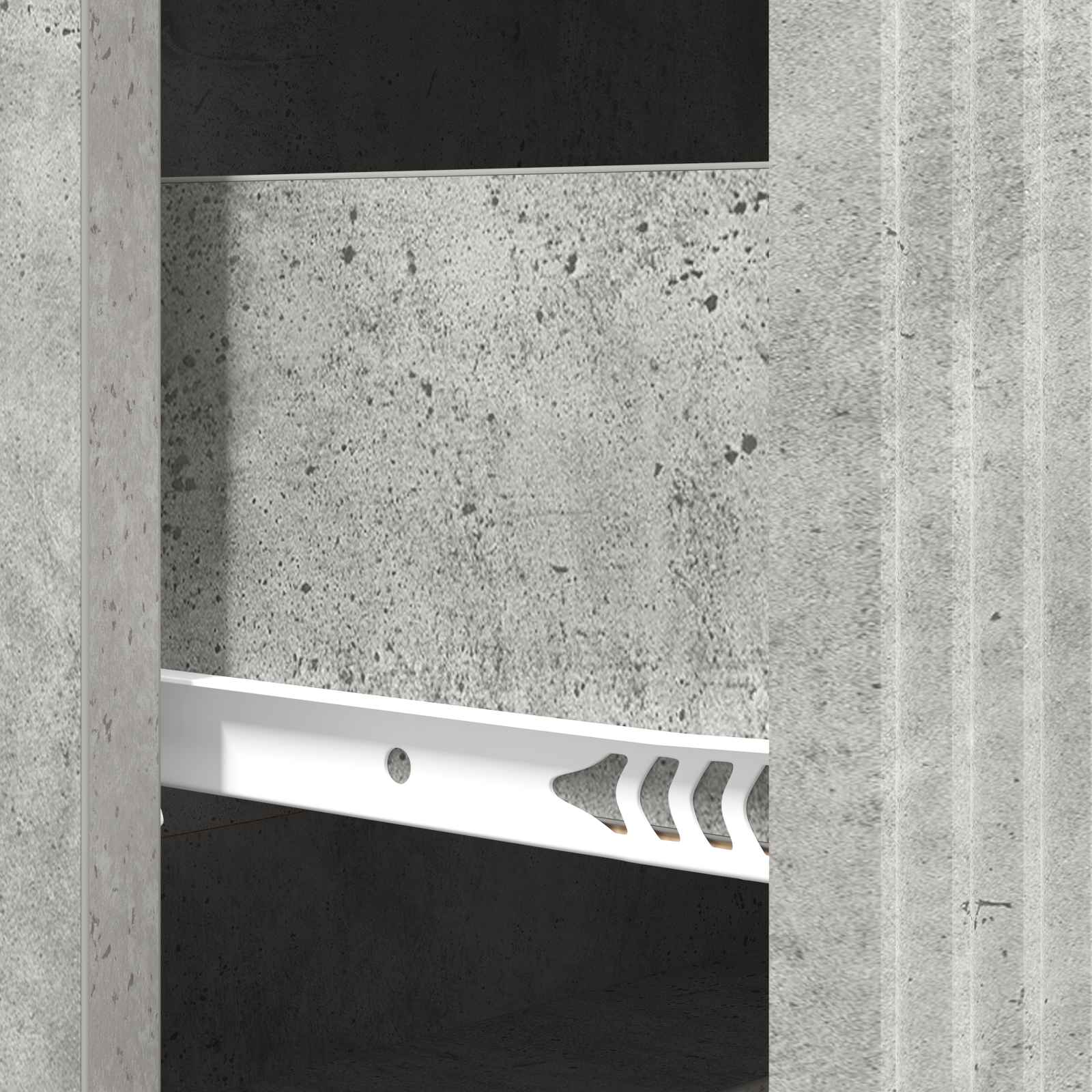 Armoire à tiroirs Gris béton 66 x 34,5 x 90 cm - XIOS