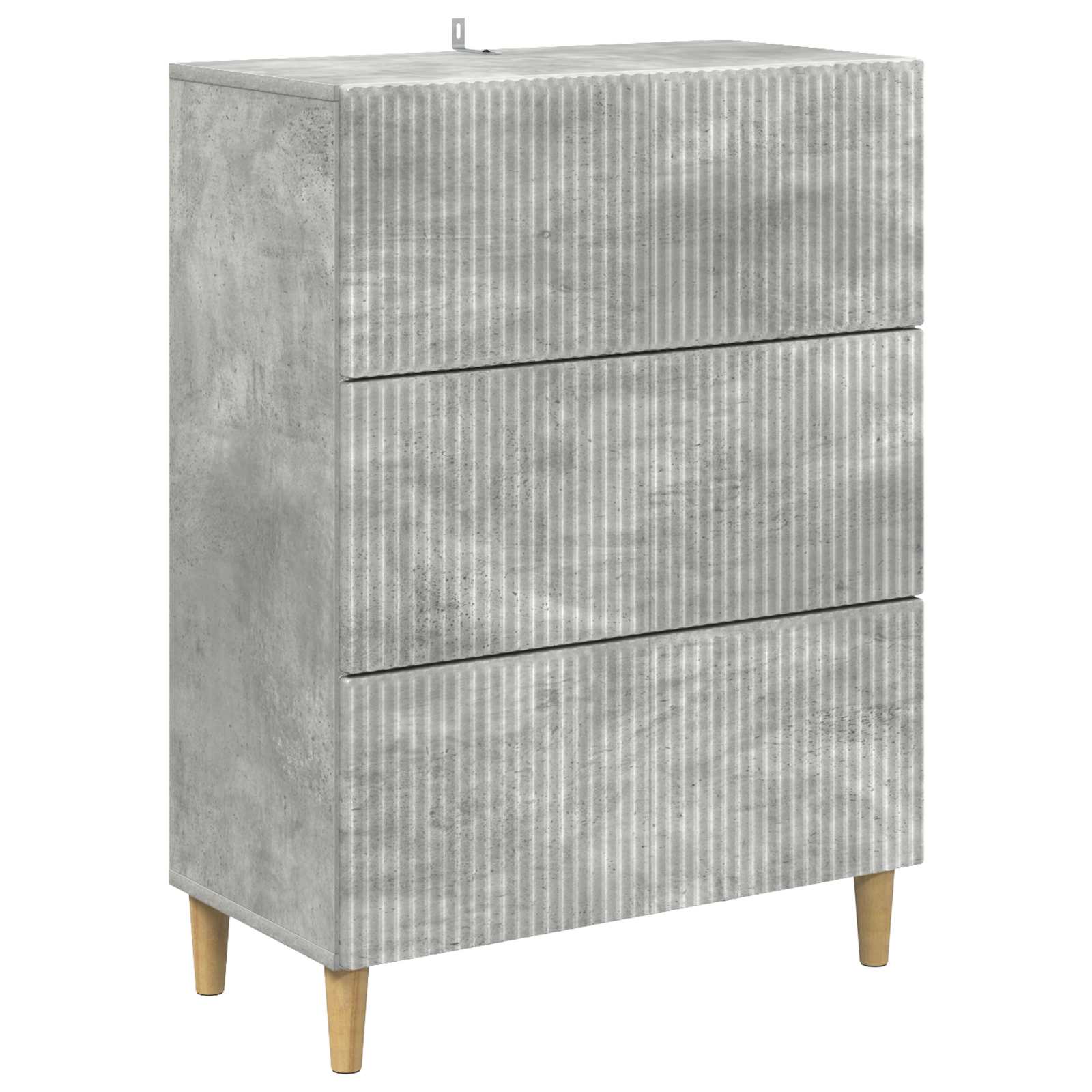 Armoire à tiroirs Gris béton 66 x 34,5 x 90 cm - XIOS