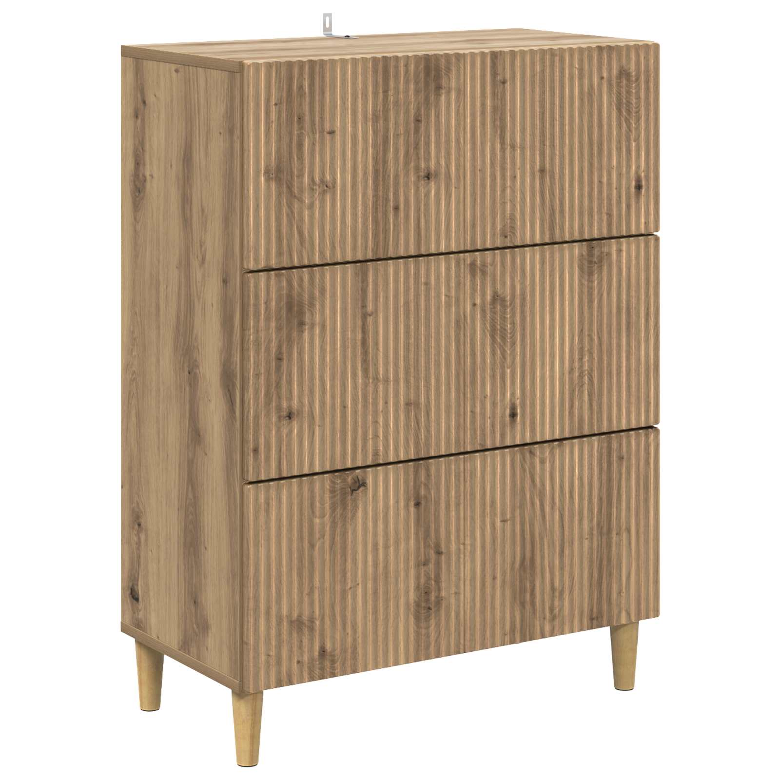 Armoire à tiroirs Chêne artisanal 66 x 34,5 x 90 cm - XIOS