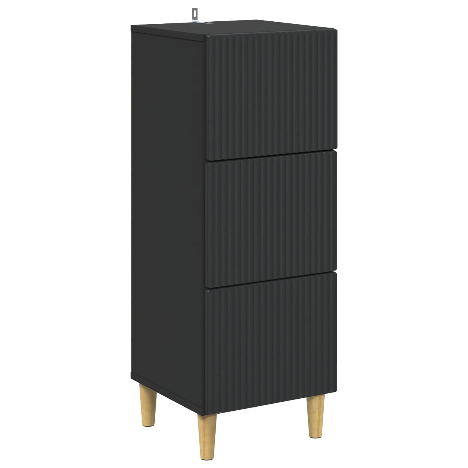 Armoire à tiroirs Noir 33 x 34,5 x 90 cm Bois d'ingénierie - XIOS