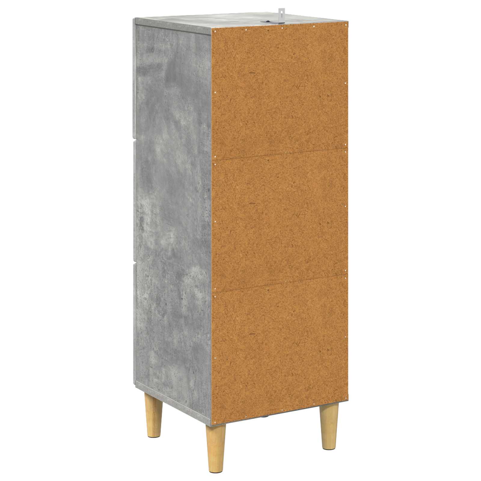 Armoire à tiroirs Gris béton 33 x 34,5 x 90 cm - XIOS