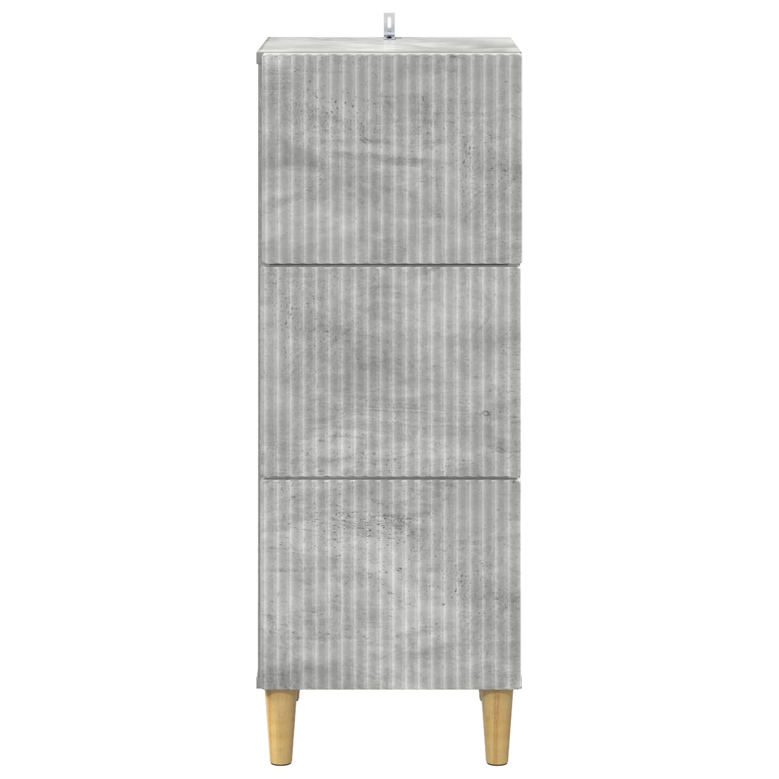 Armoire à tiroirs Gris béton 33 x 34,5 x 90 cm - XIOS