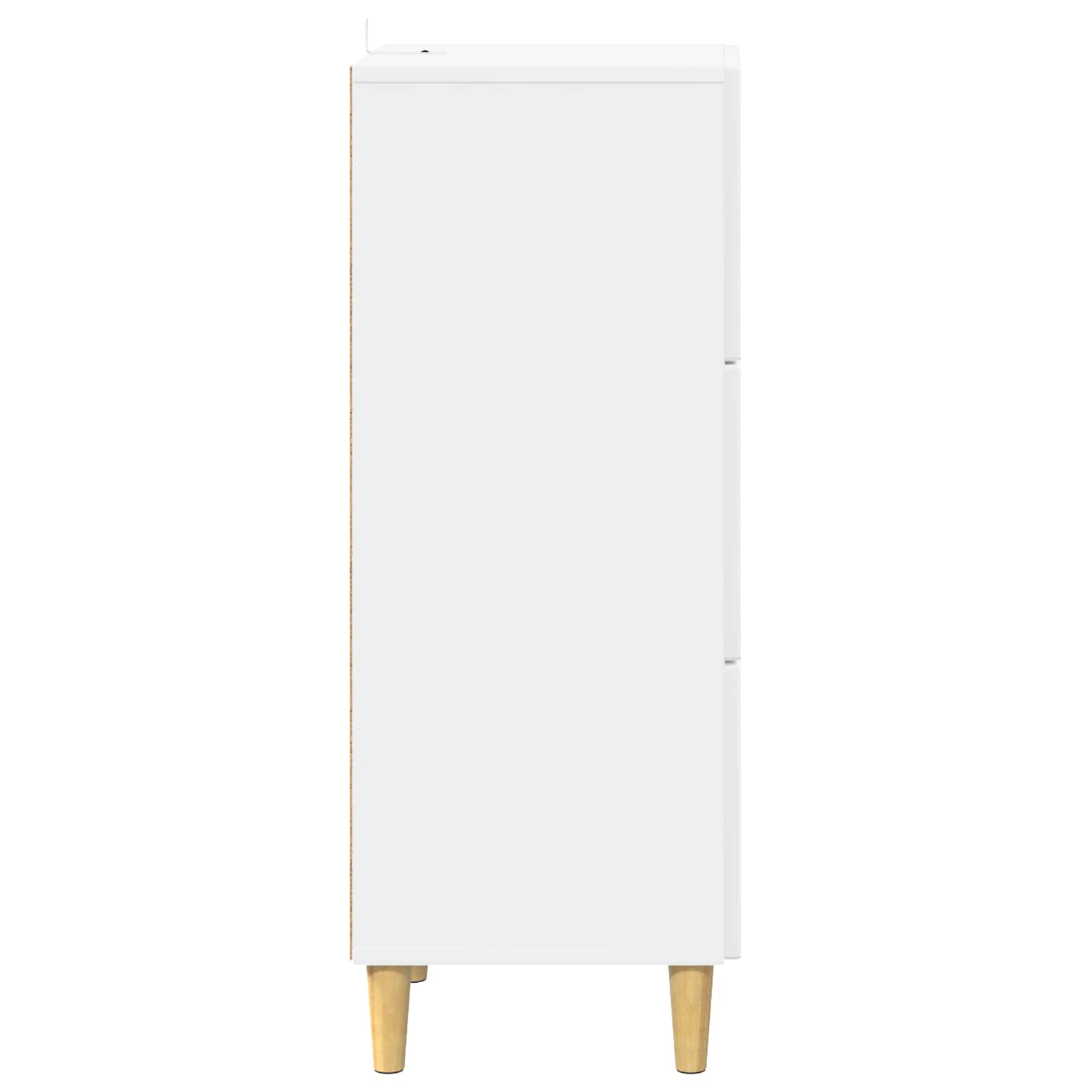 Armoire à tiroirs Blanc brillant 33 x 34,5 x 90 cm - XIOS