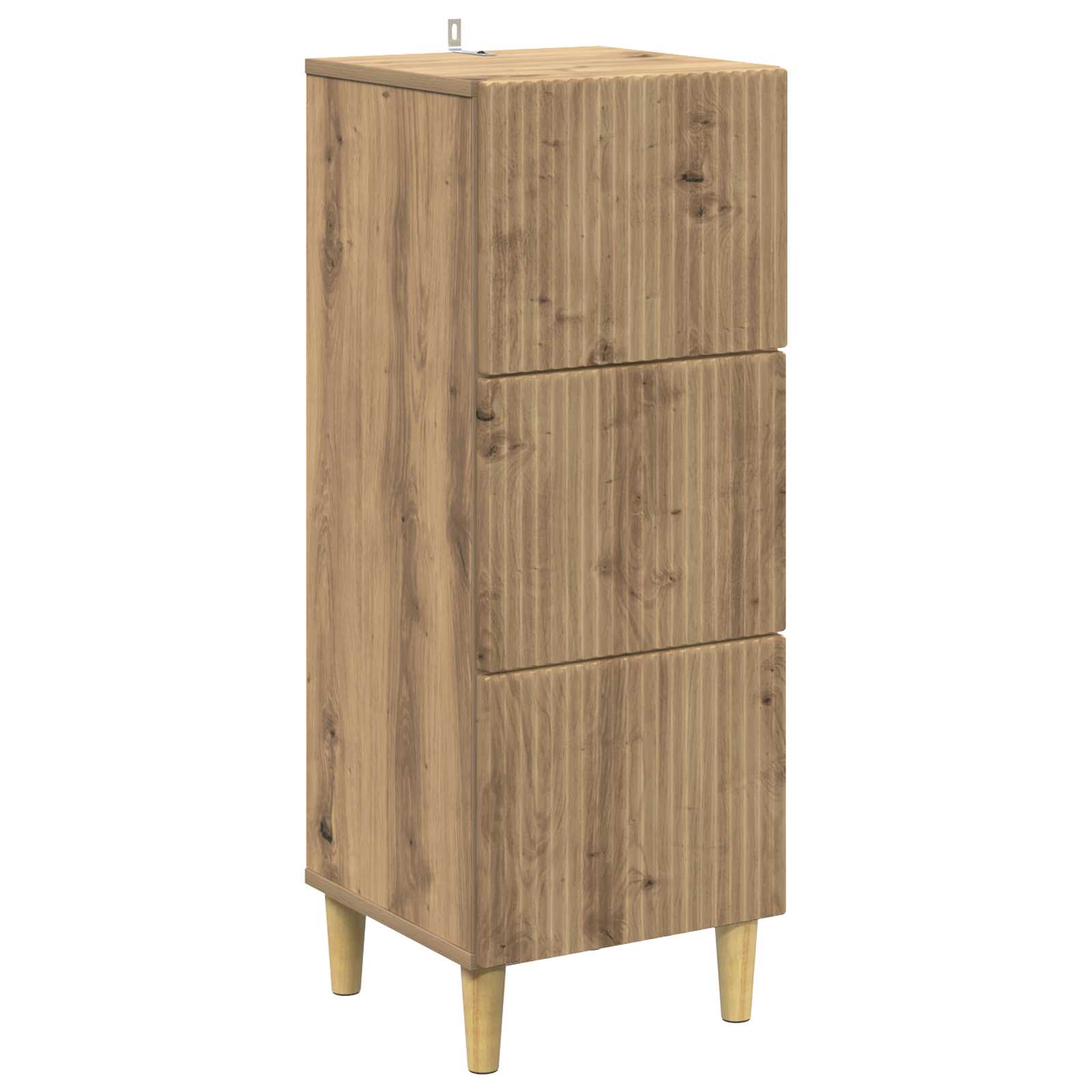 Armoire à tiroirs Chêne artisanal 33 x 34,5 x 90 cm - XIOS