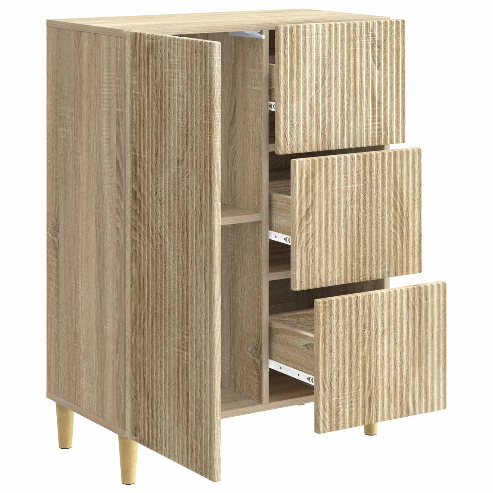 Buffet Chêne Sonoma 66 x 34,5 x 90 cm Bois d'ingénierie - XIOS