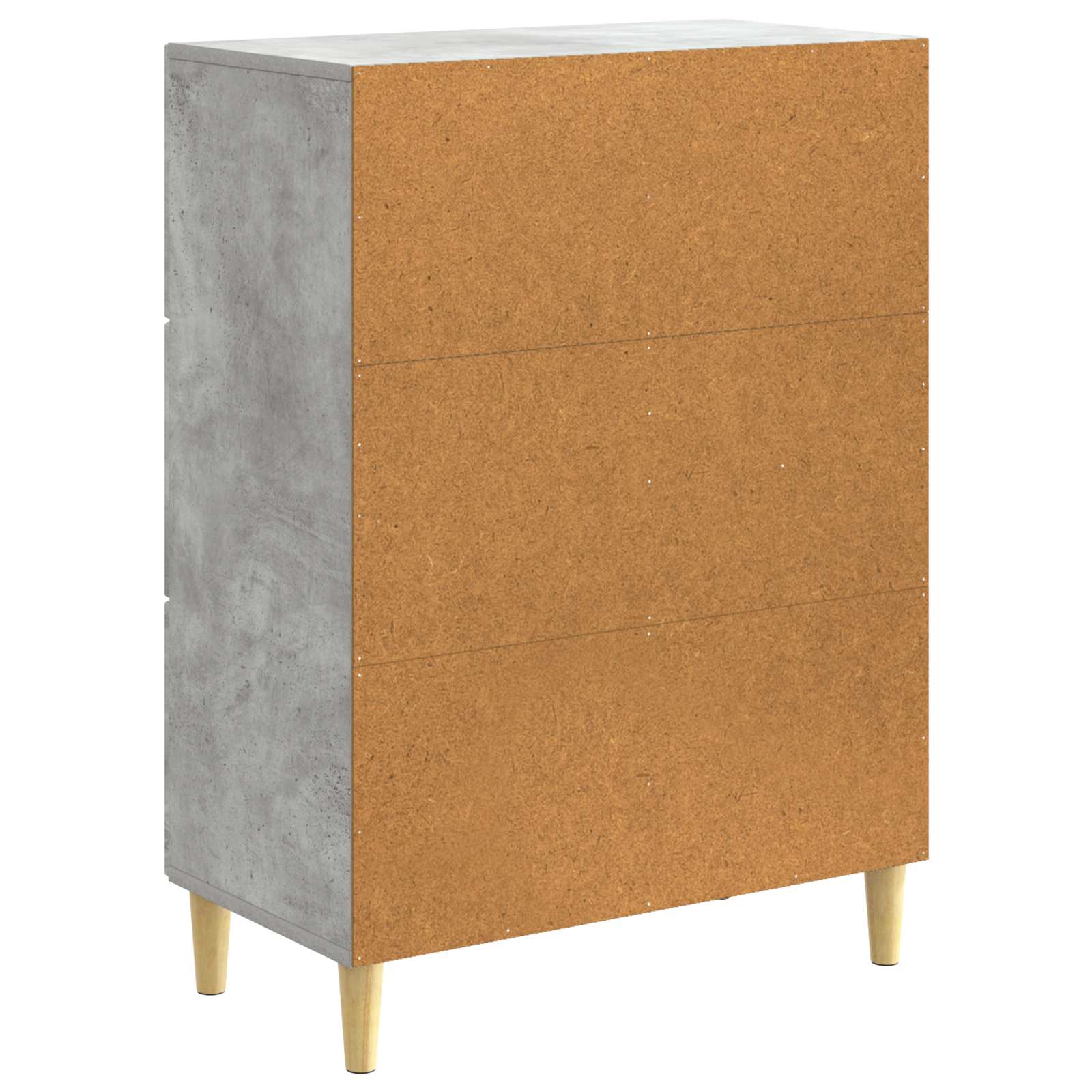Buffet Gris béton 66 x 34,5 x 90 cm Bois d'ingénierie - XIOS