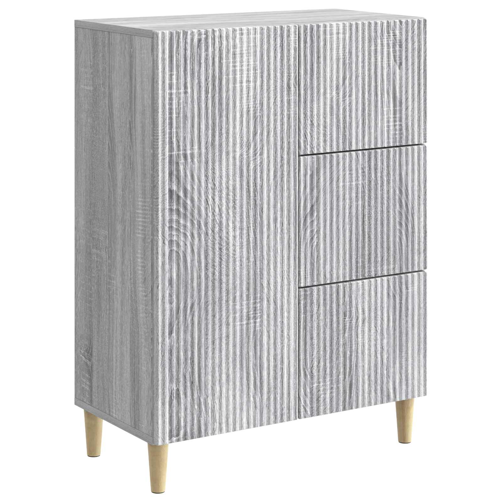 Buffet Sonoma gris 66 x 34,5 x 90 cm Bois d'ingénierie - XIOS