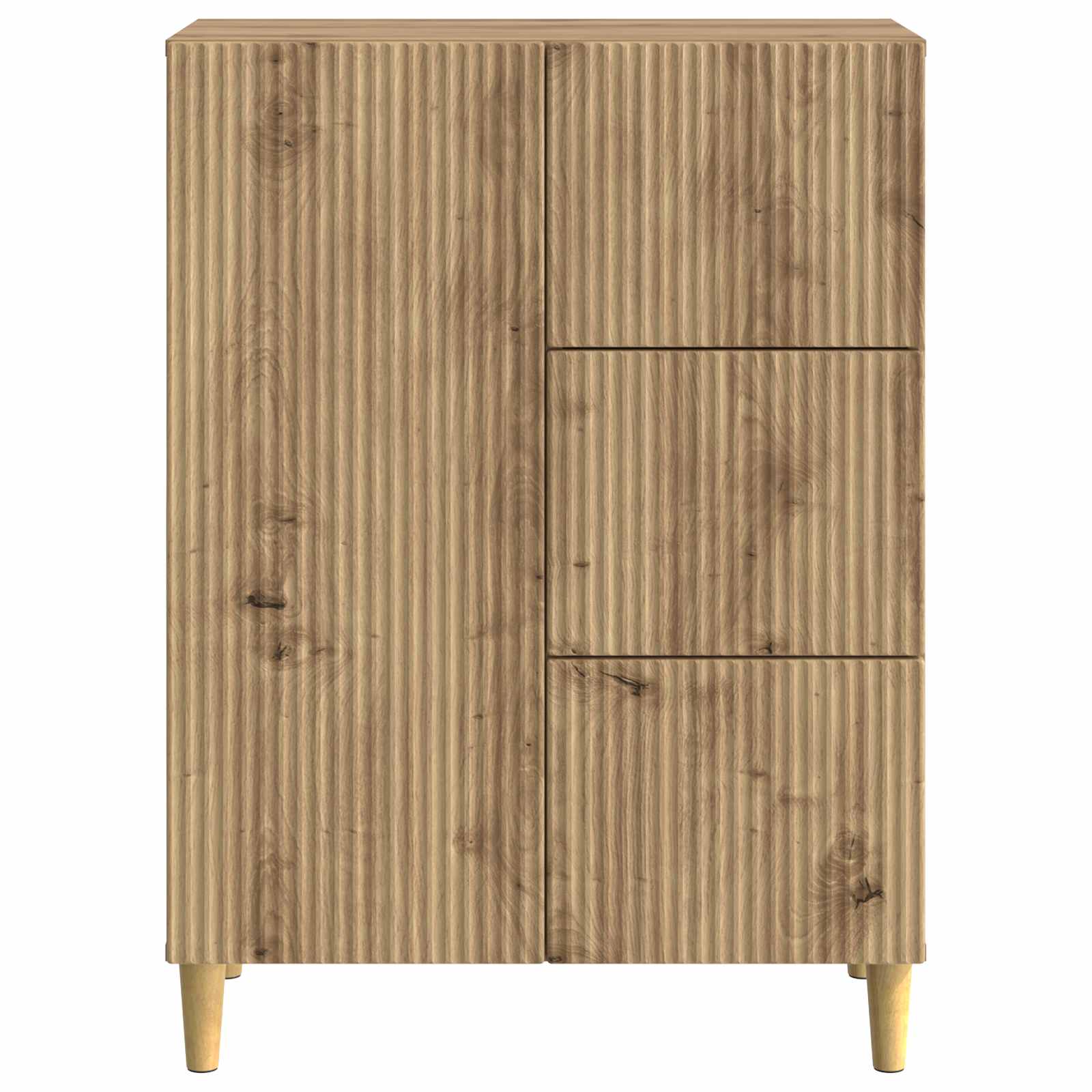 Buffet Chêne artisanal 66 x 34,5 x 90 cm Bois d'ingénierie - XIOS