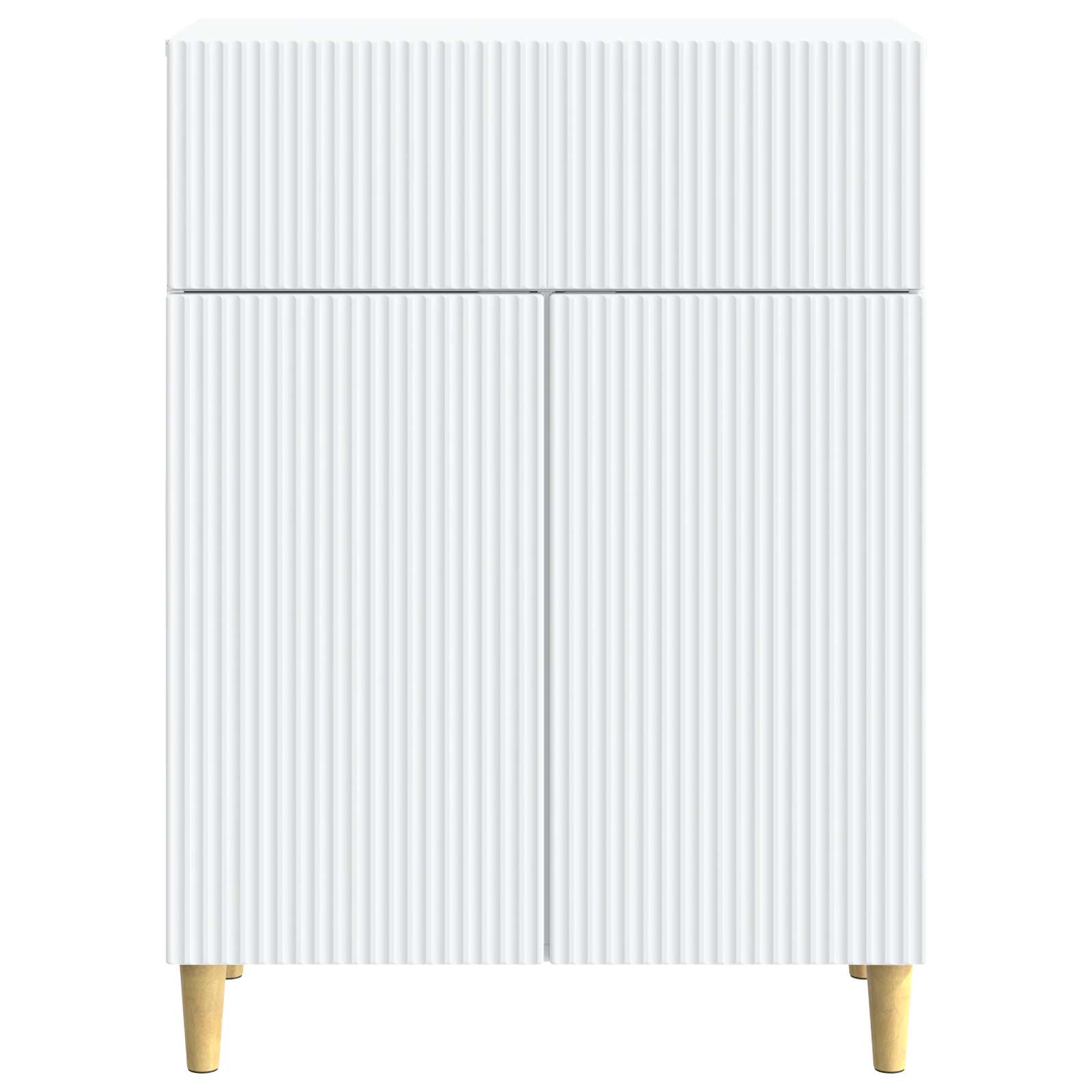 Buffet avec tiroir Blanc 66 x 34,5 x 90 cm Bois d'ingénierie - XIOS