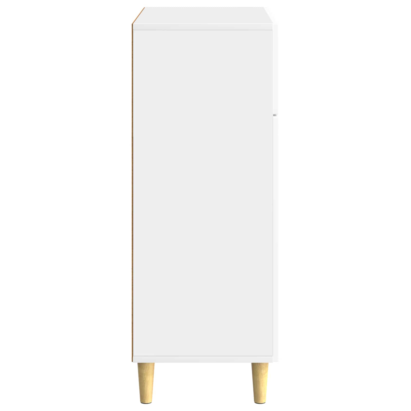 Buffet Blanc brillant 66 x 34,5 x 90 cm Bois d'ingénierie - XIOS