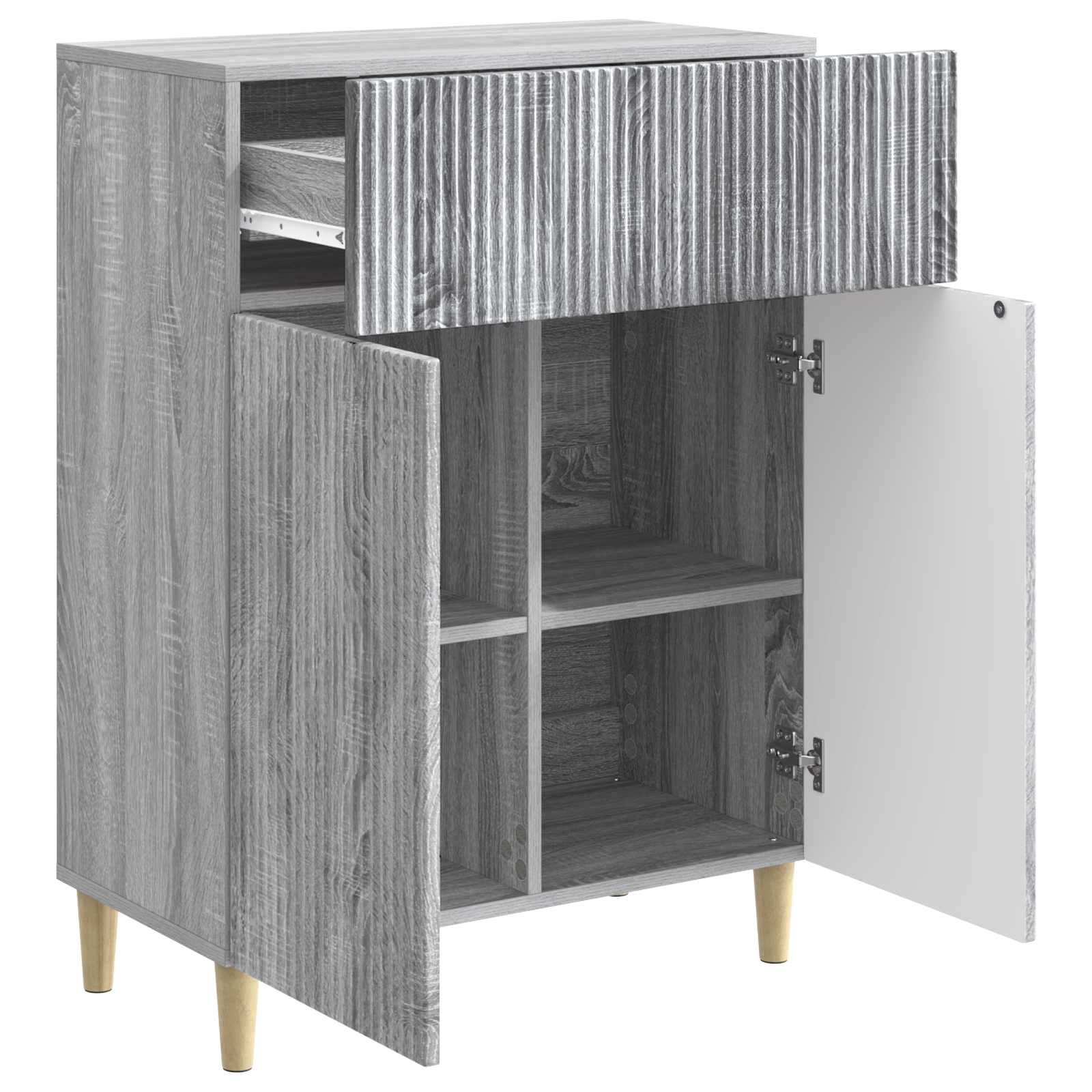Buffet Sonoma gris 66 x 34,5 x 90 cm Bois d'ingénierie - XIOS