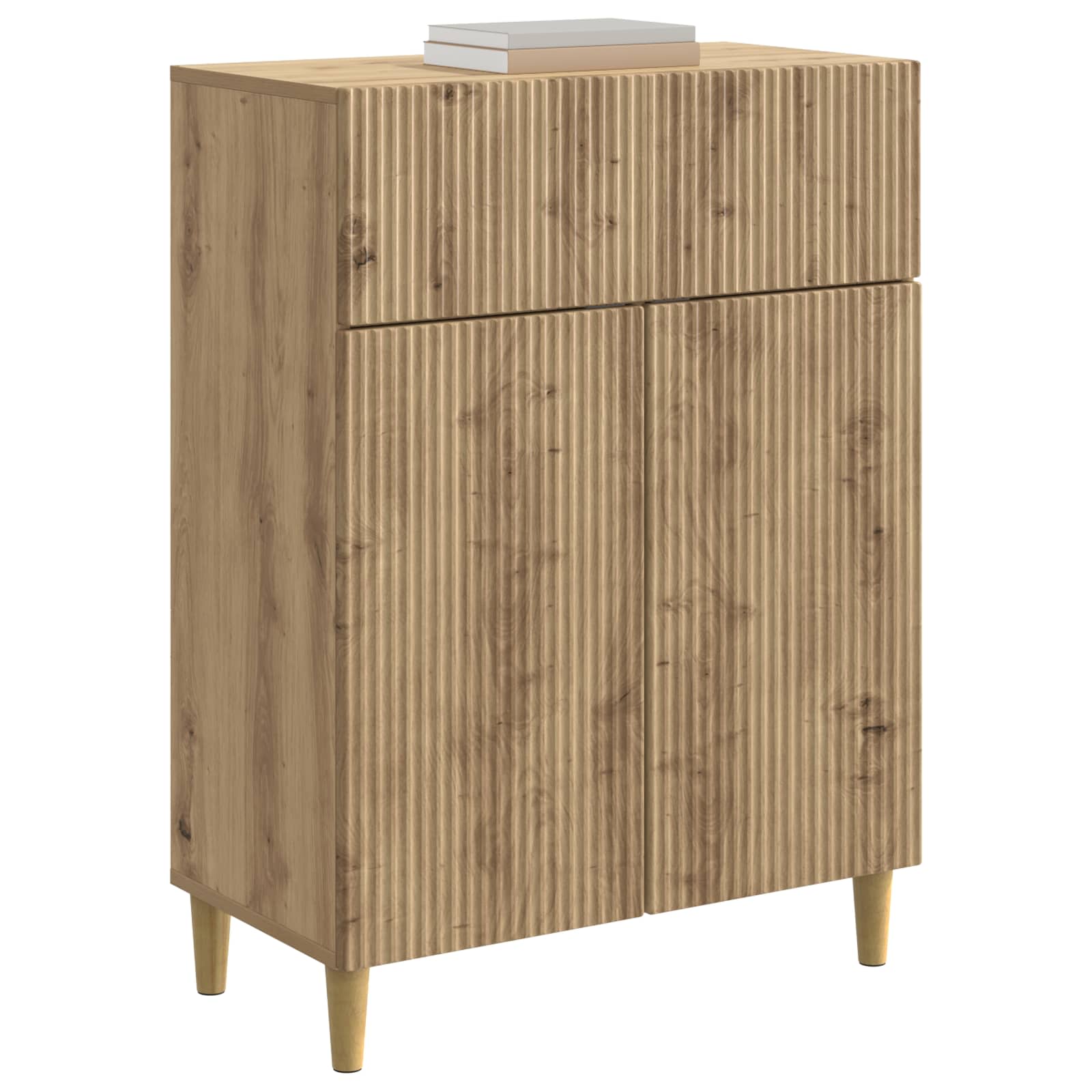 Buffet Chêne artisanal 66 x 34,5 x 90 cm Bois d'ingénierie - XIOS