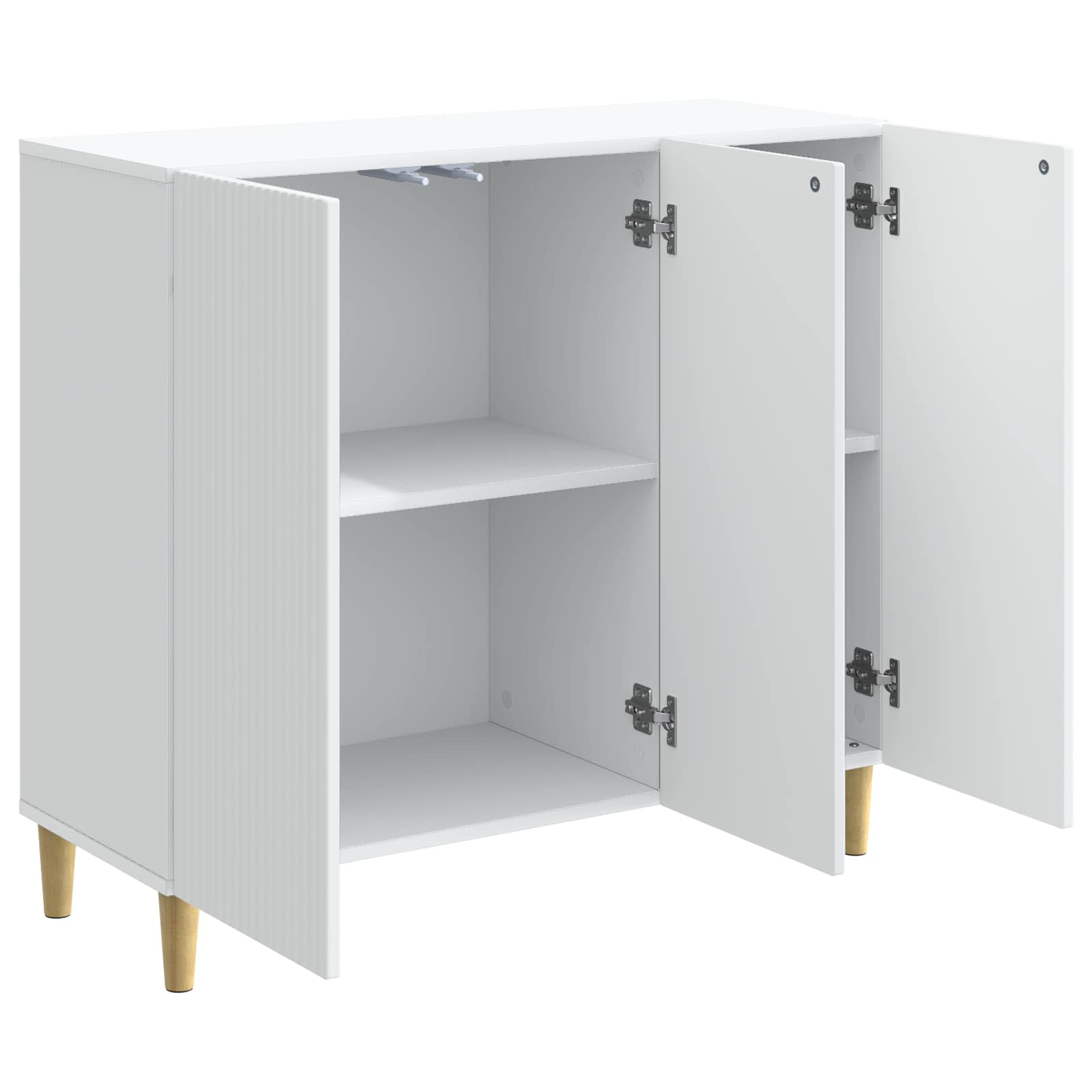 Buffet Blanc 89 x 34,5 x 80 cm Bois d'ingénierie - XIOS